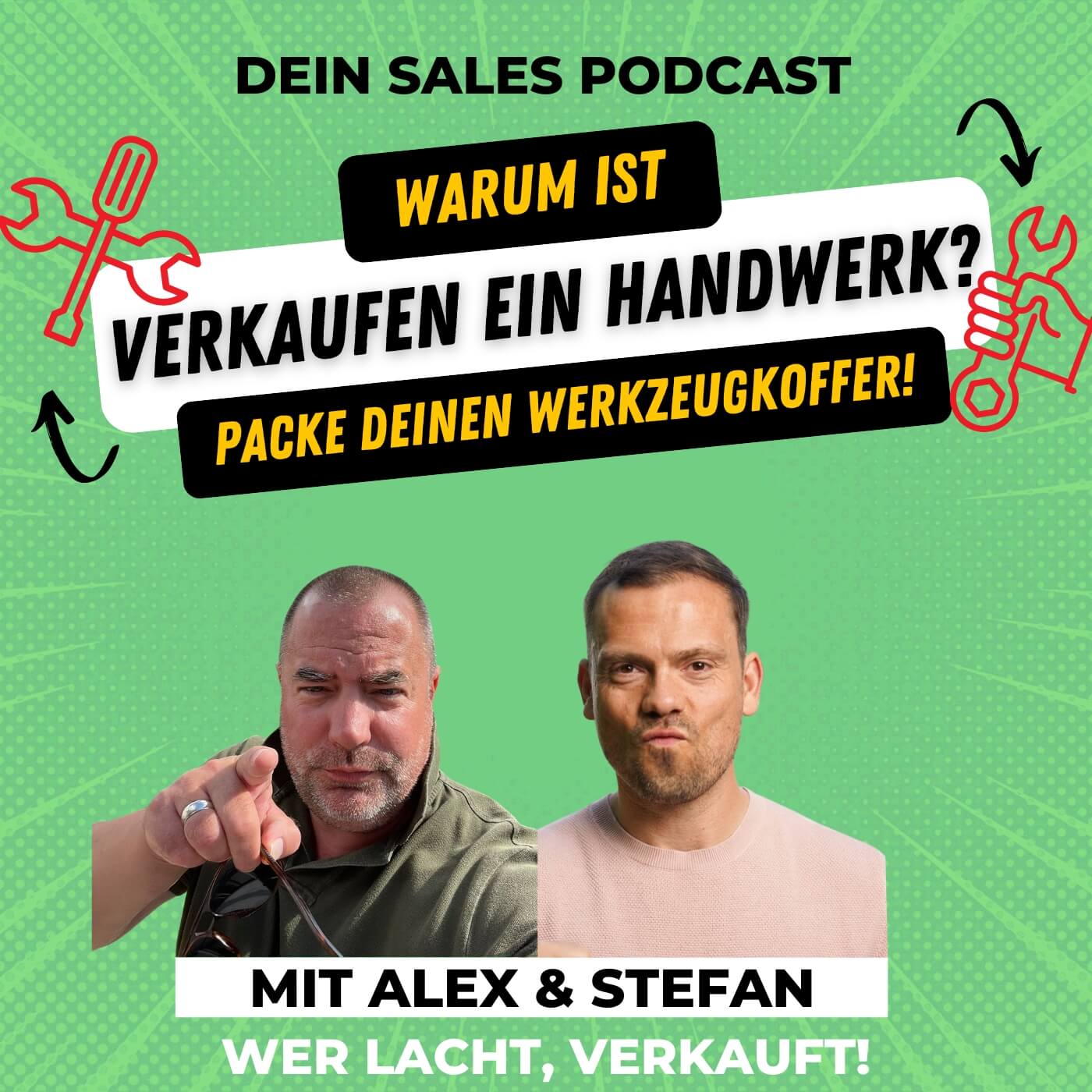 Wer lacht verkauft! Dein Sales Podcast für mehr Spaß im Verkauf.