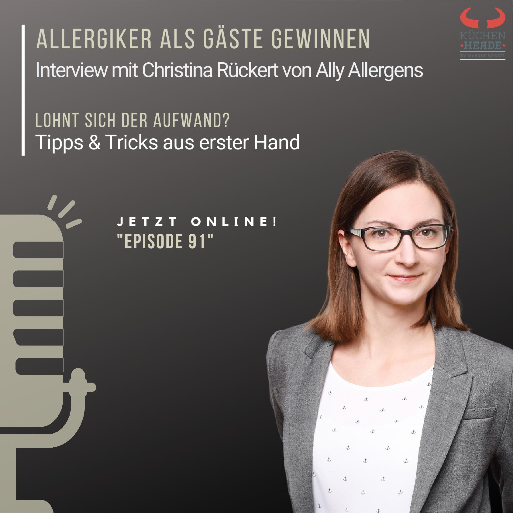 | Allergiker als Gäste gewinnen – Interview mit Christina Rückert von Ally Allergens - Teil 1