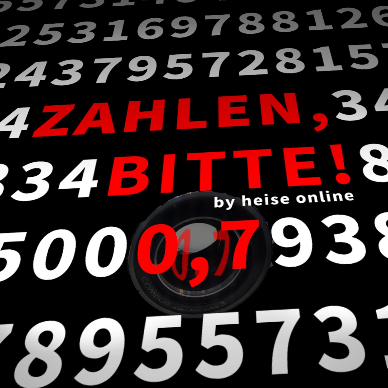 Zahlen, bitte!  0,7 - Licht für die NASA und für Stanley Kubrick