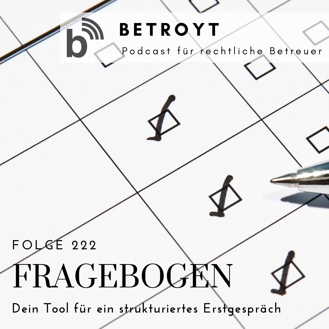 Folge 222 Fragebogen - Dein Tool für ein strukturiertes Erstgespräch