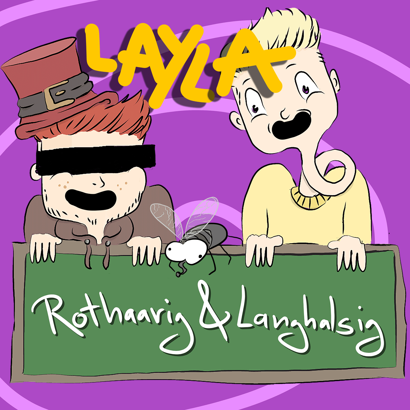 Rothaarig und Langhalsig