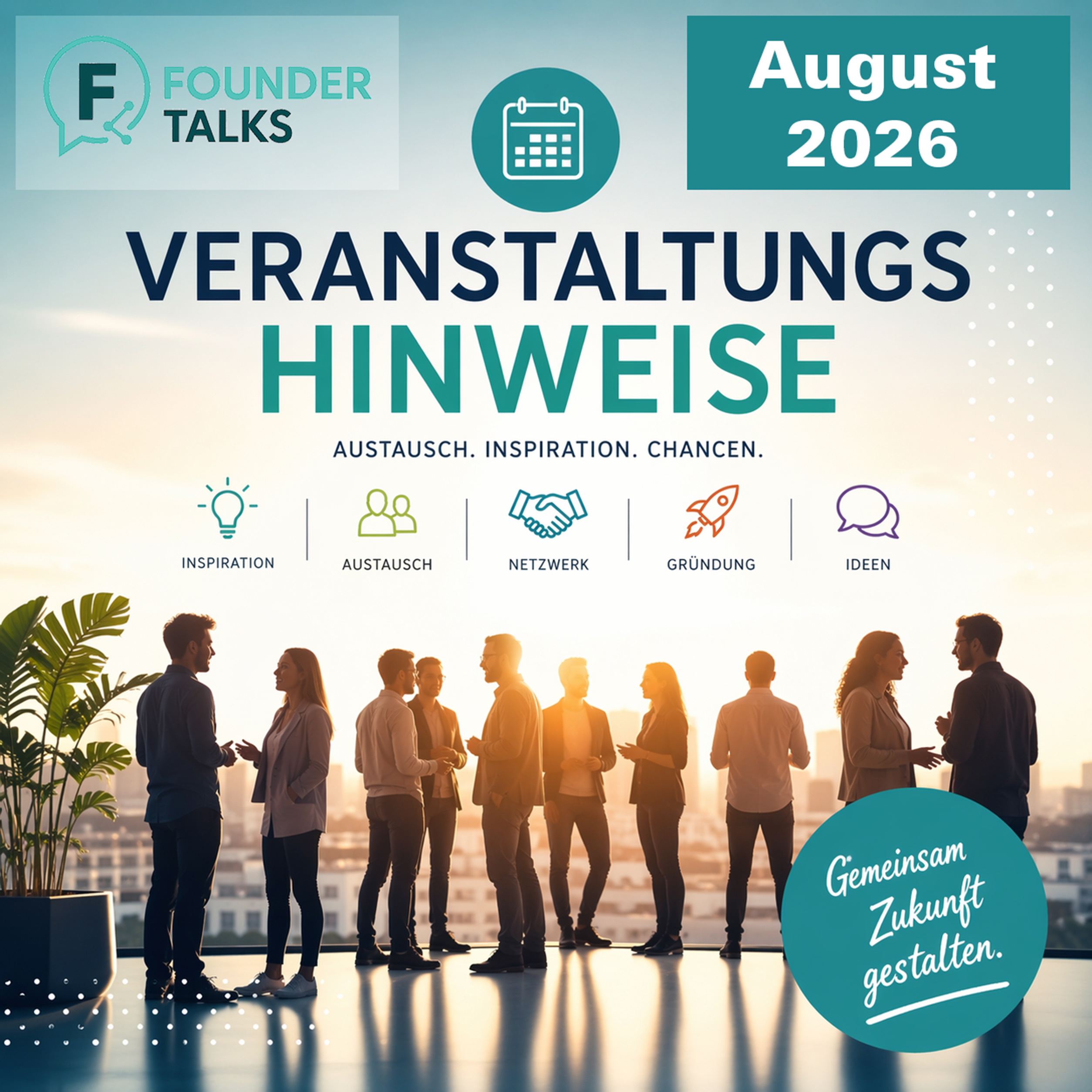 Founder Talks - Veranstaltungshinweise August 2026 episode artwork
