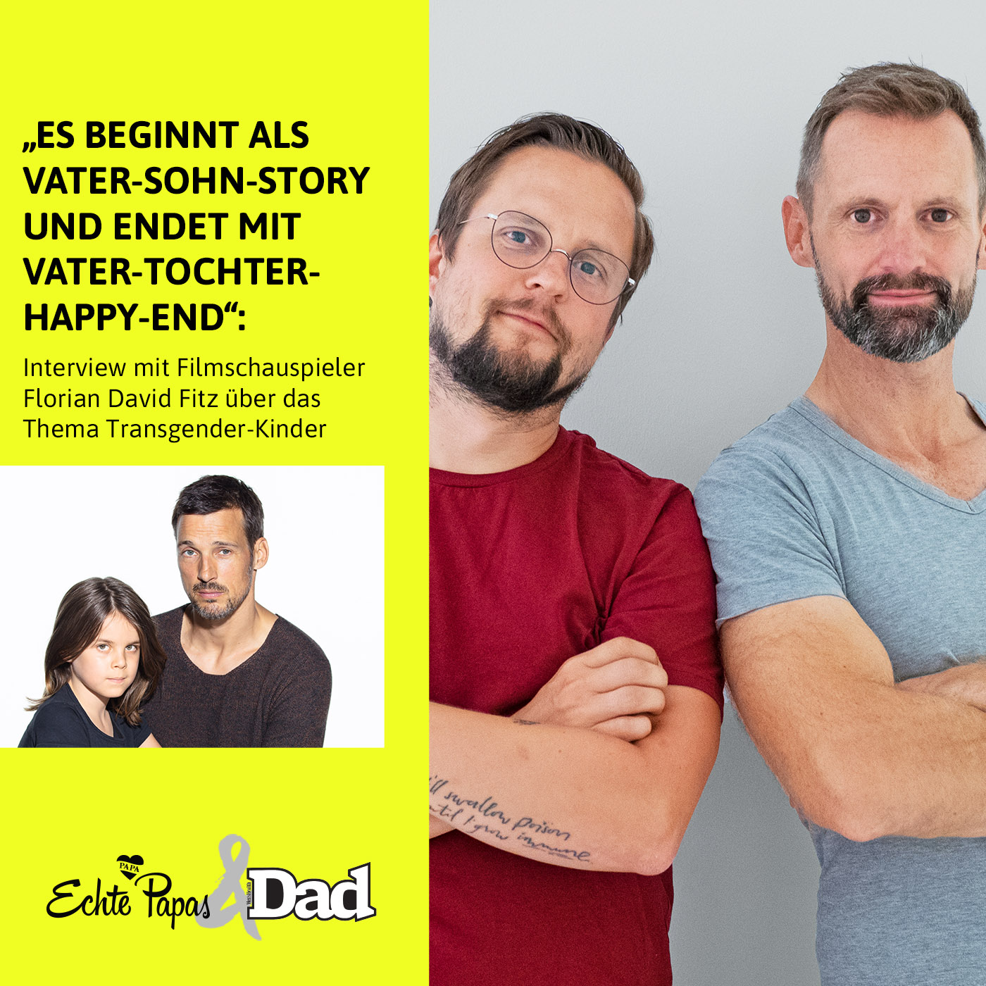 „Es beginnt als Vater-Sohn-Story und endet mit Vater-Tochter-Happy-End“: Interview mit Schauspieler Florian David Fitz
