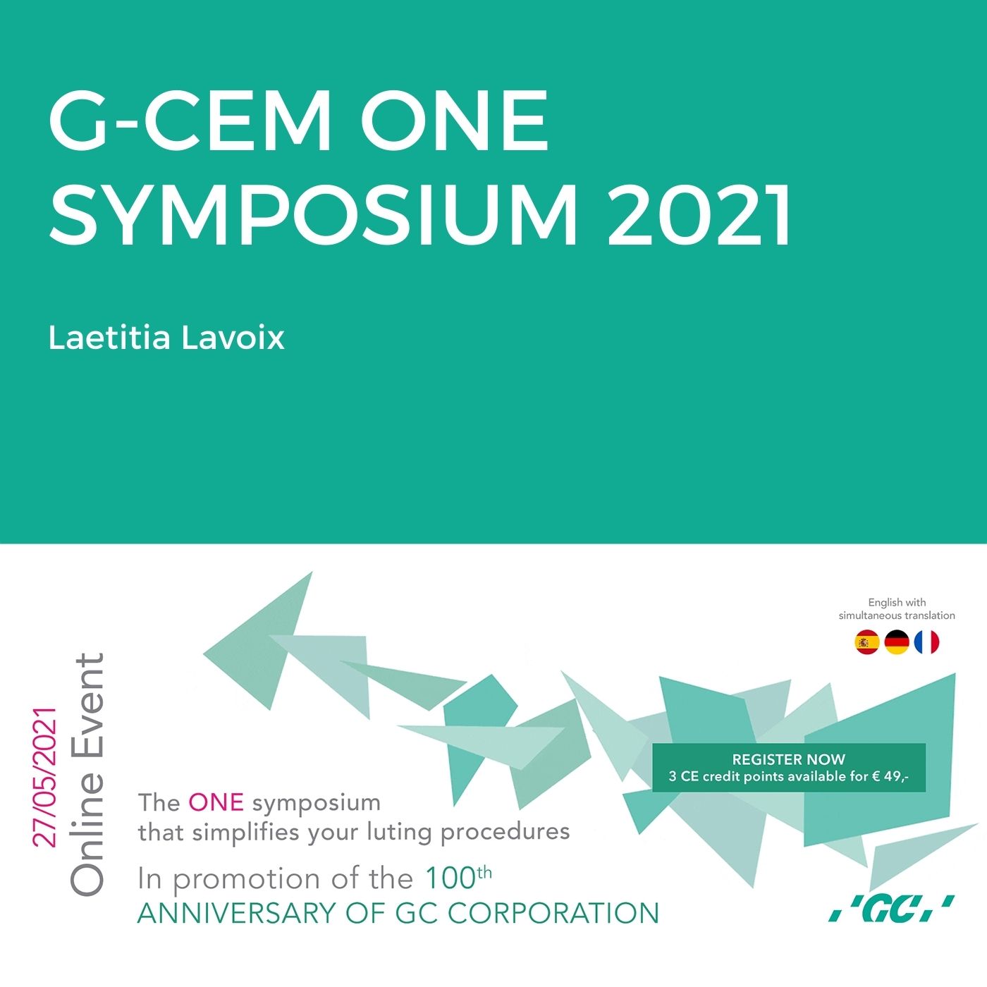 G-Cem One Symposium 2021 Laetitia Lavoix episode artwork