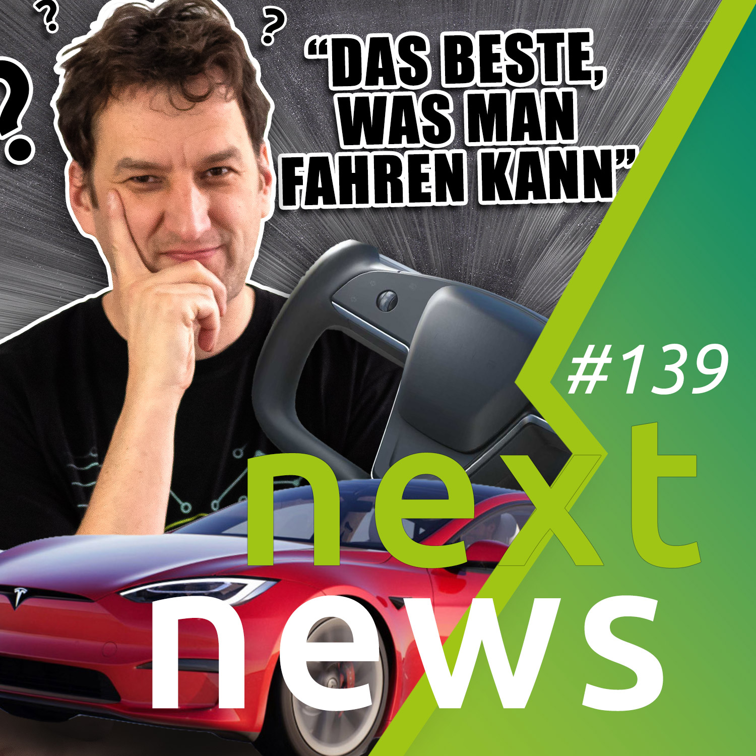 nextnews #139 - Tesla Model S X Plaid, BMW iX Leaks, Audi Artemis, Seat Mii Comeback, Billiger laden, AHK episode artwork