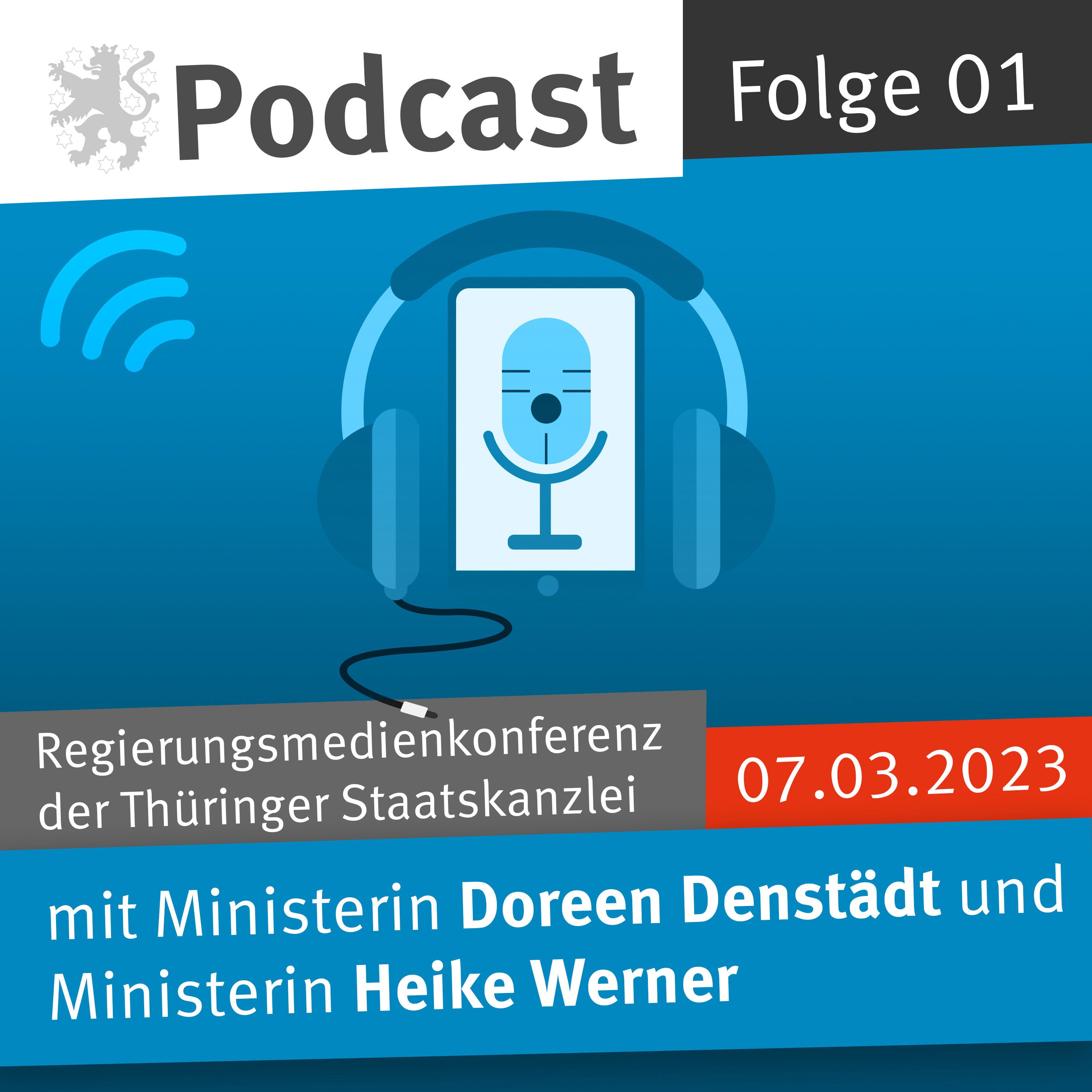 Regierungsmedienkonferenz des Freistaats Thüringen