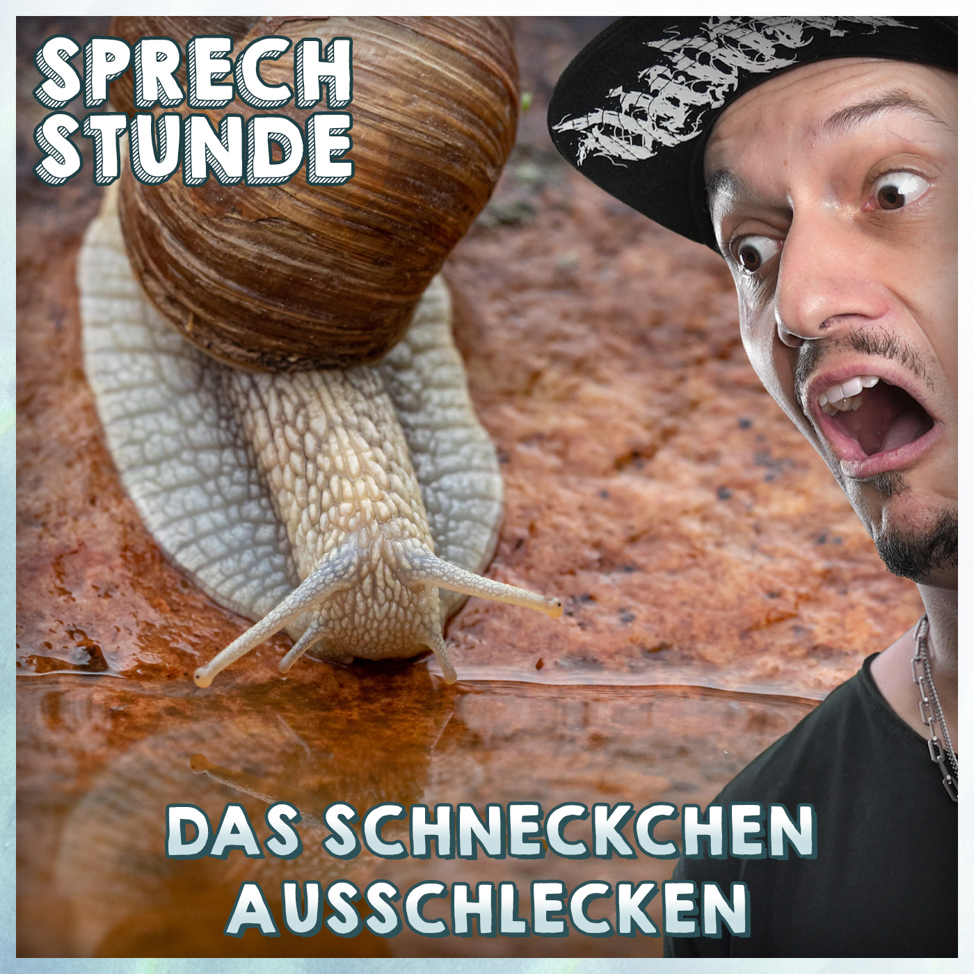 Das Schneckchen ausschlecken