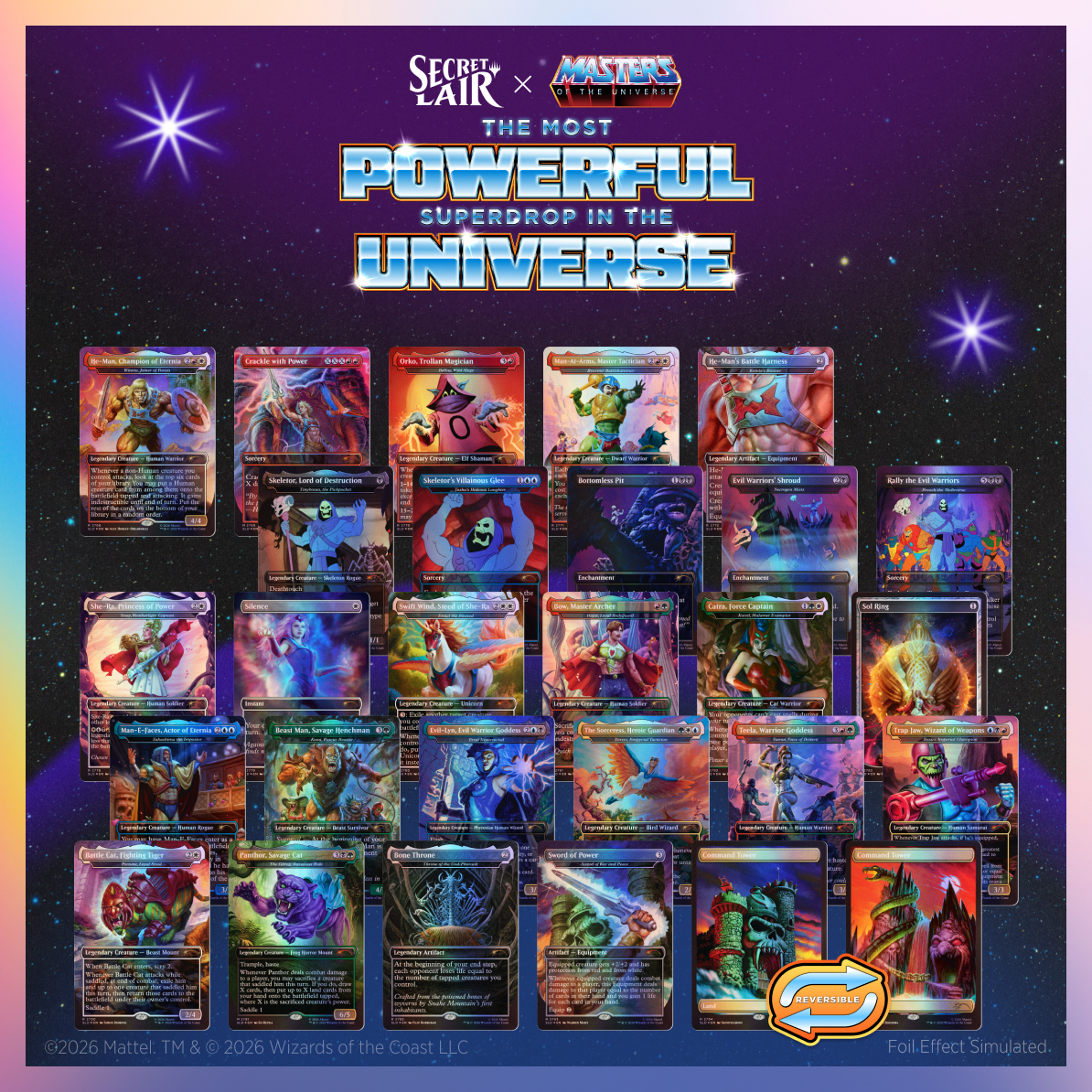 Secret Lair: Masters of the Universe episode artwork