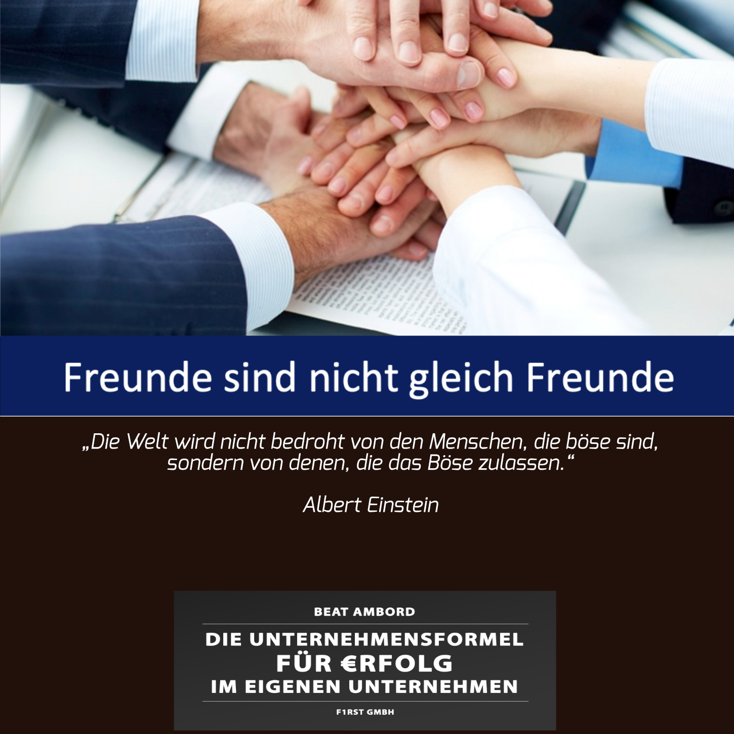 Podcast „Die Unternehmensformel“ von Beat Ambord - F1RST GmbH