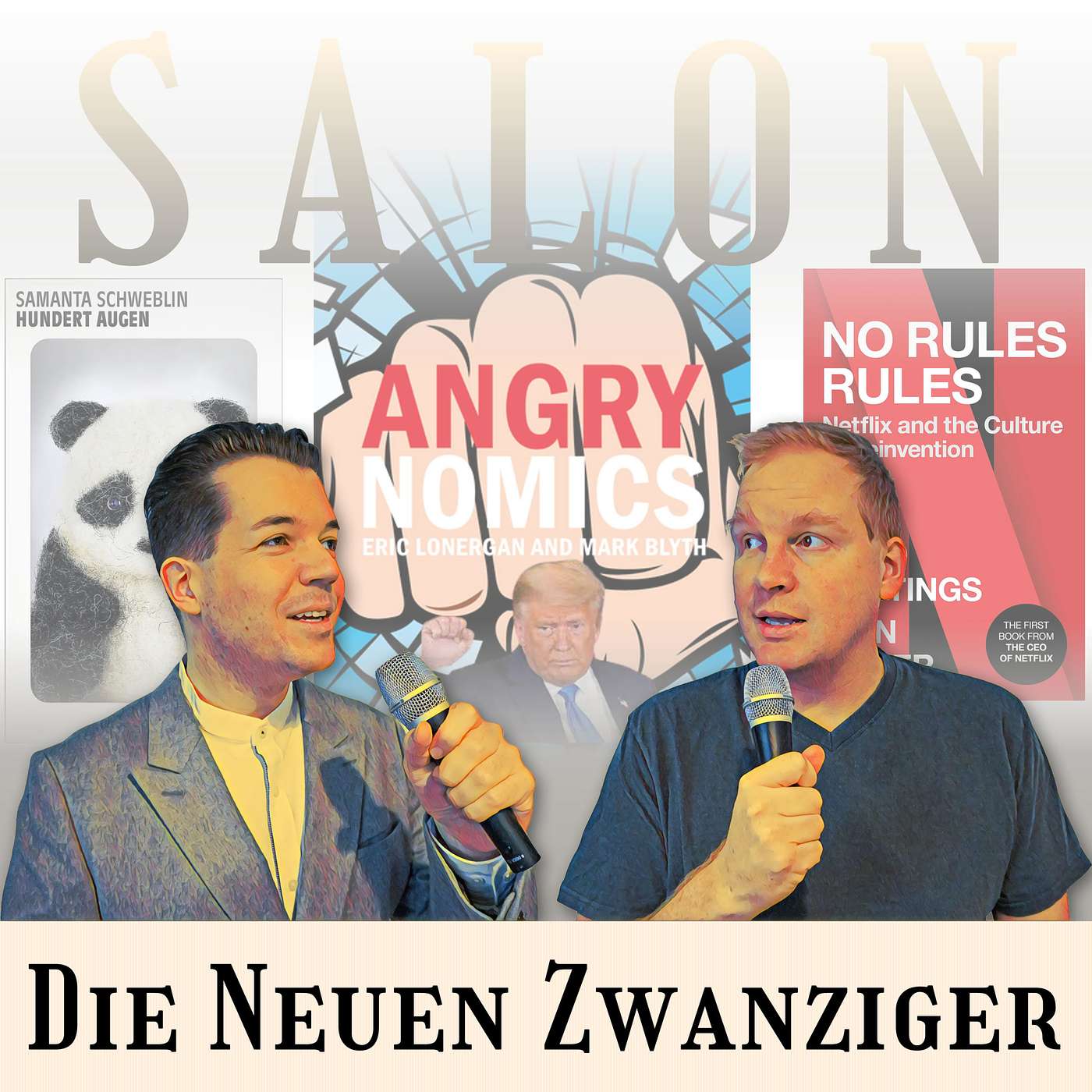 Trumps Angrynomics, Hundert Augen, Netflix BWL, Covid vs. Klima, Wettlauf um 5G, Yoga fürs Bett