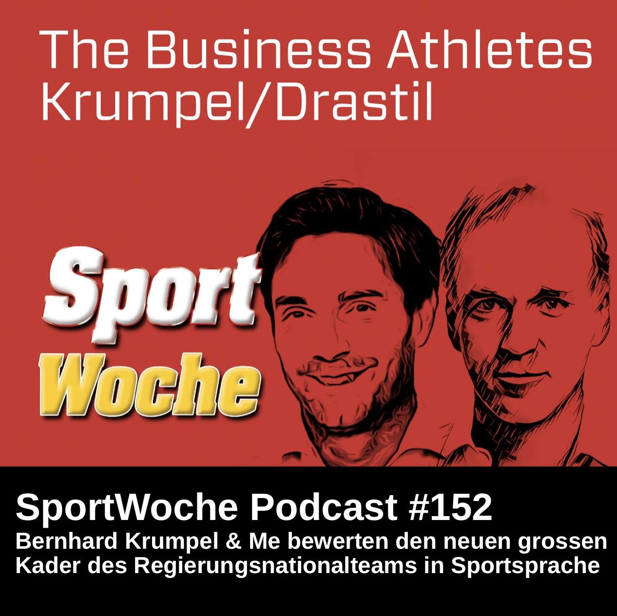SportWoche Podcast #152: Bernhard Krumpel & Me bewerten den neuen grossen Kader des Regierungsnationalteams in Sportsprache