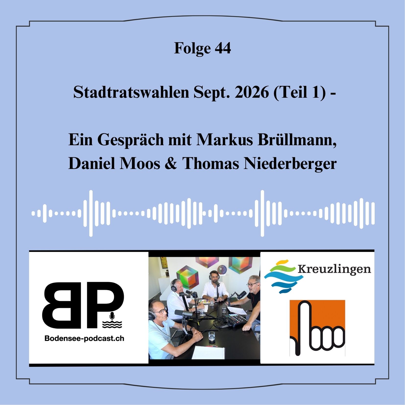 F44)  Markus Brüllmann, Daniel Moos & Thomas Niederberger episode artwork