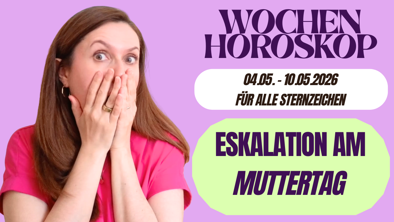 Wochenhoroskop für alle 12 Zeichen: Muttertag, emotionale Heilung & Pluto-Rückläufigkeit - 04.05.-10.05.2026 episode artwork