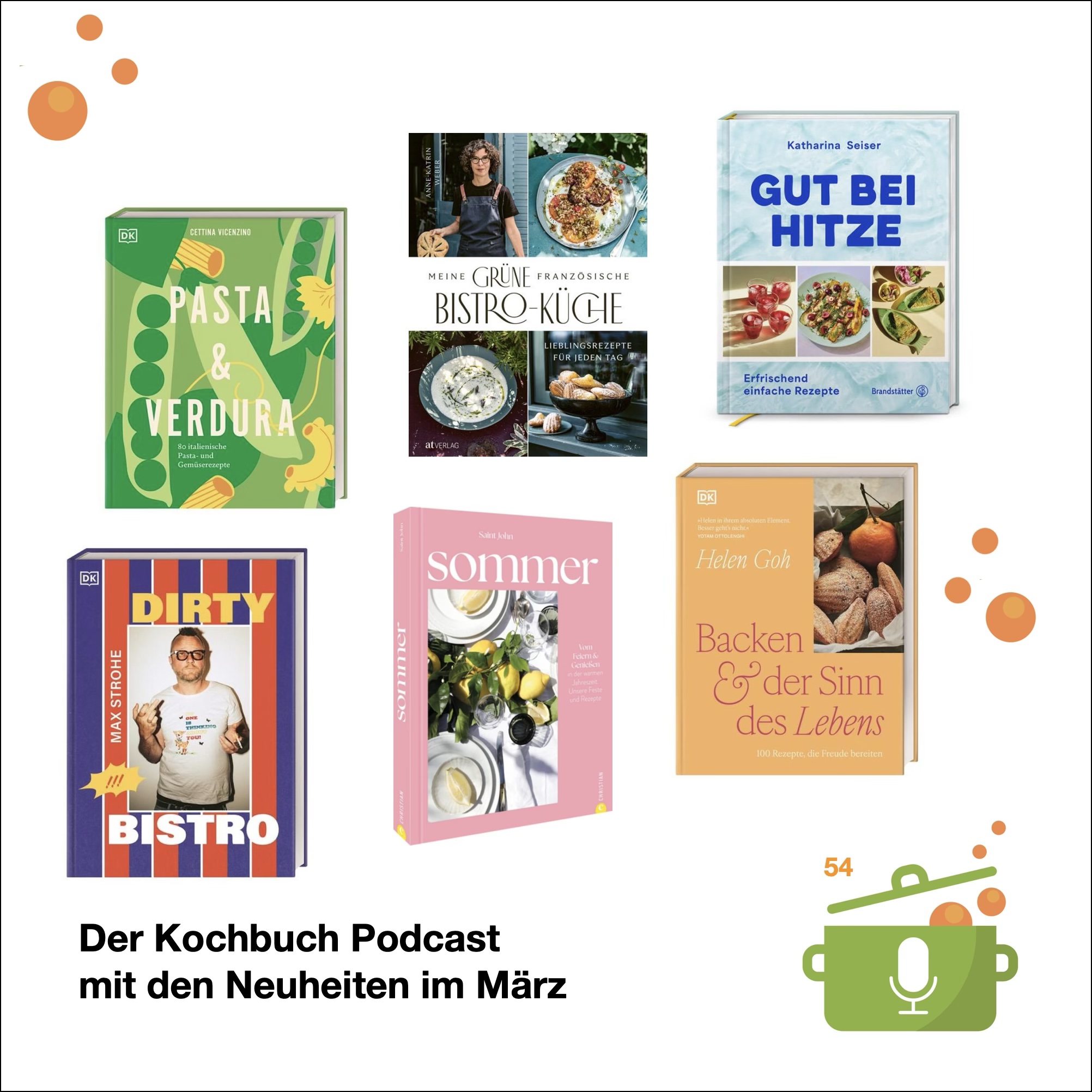 Der Kochbuch Podcast. Rund um Kochbücher und Kochen.