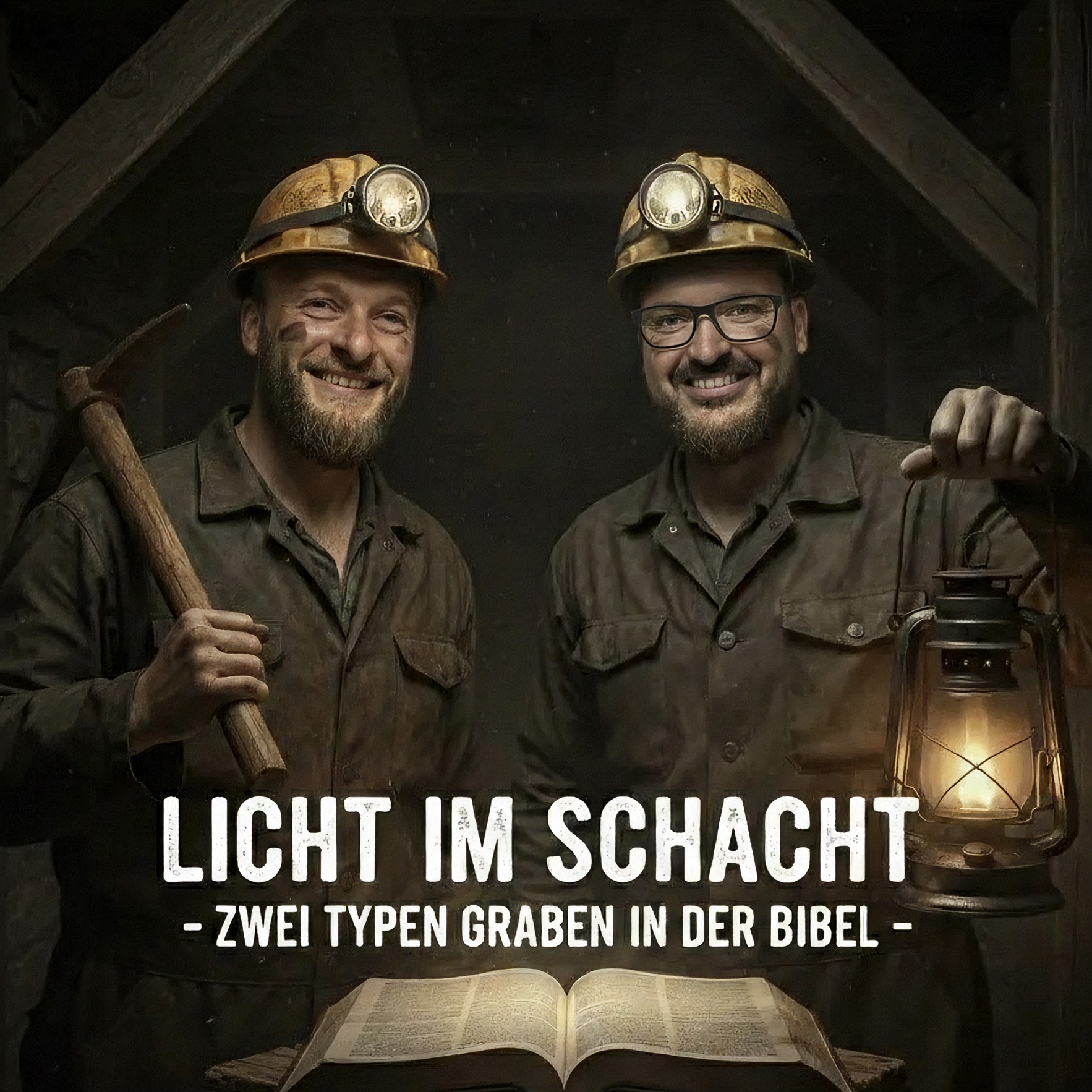 Licht im Schacht - zwei Typen graben in der Bibel cover art