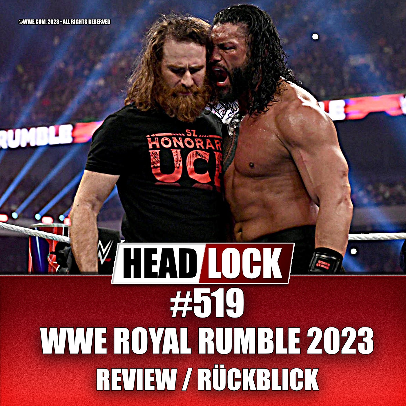 #519: WWE Royal Rumble 2023 (Review / Rückblick) - SAMI-ZAYN-DRAMA