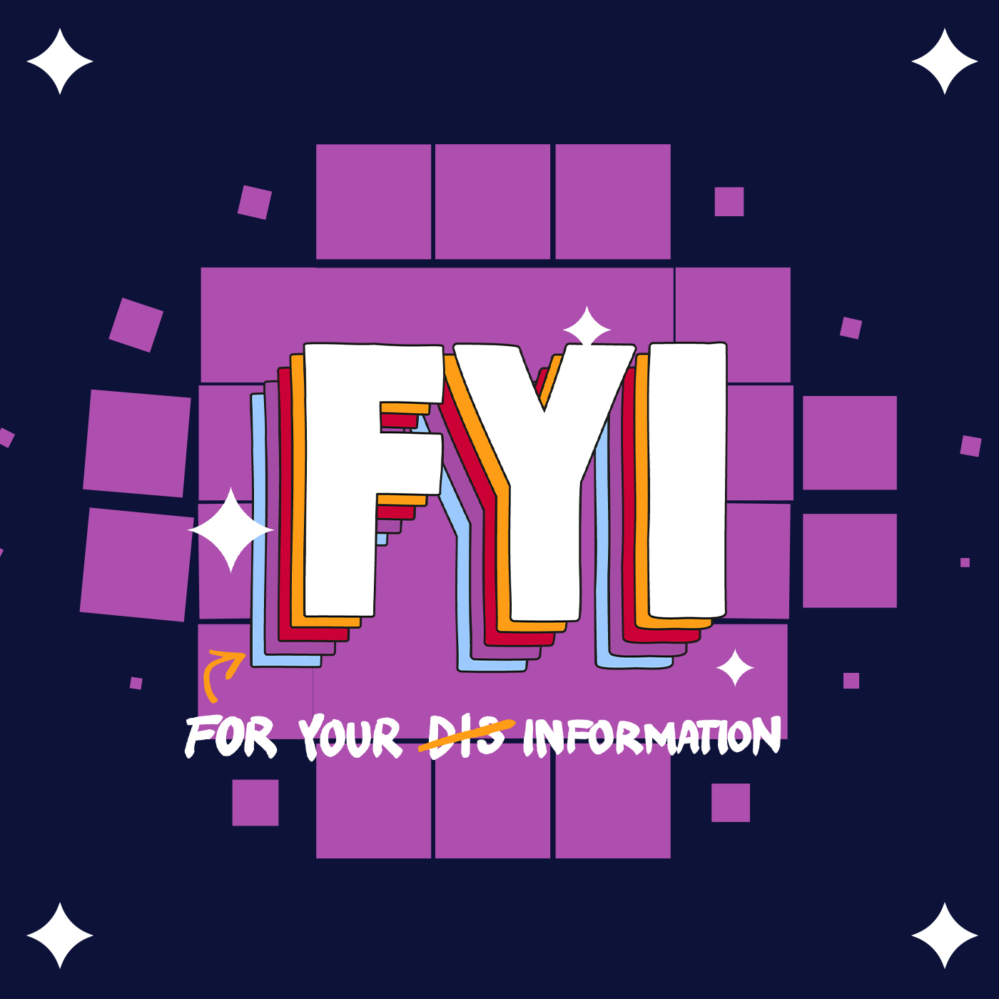 FYI - For Your (Dis-)Information podcast artwork