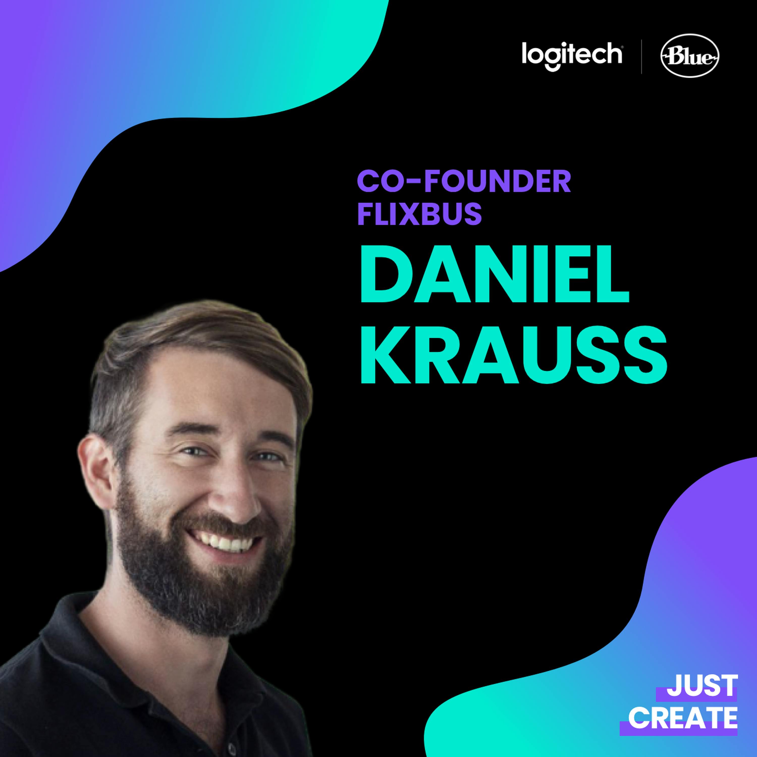 Daniel Krauss, FlixBus | Just Create episode artwork
