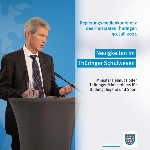 Regierungsmedienkonferenz des Freistaats Thüringen