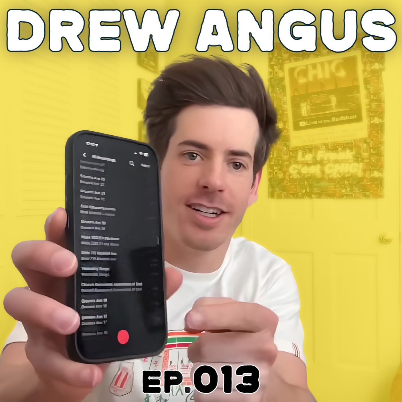 013 - Drew Angus (rebel student, self-hosting shows with no fans, 1000+ idea memos) episode artwork