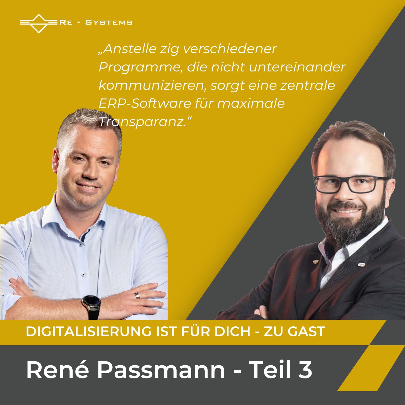 #185 Rene Passmann - Schluss mit Chaos und Blindflug im Unternehmen Teil 3 episode artwork