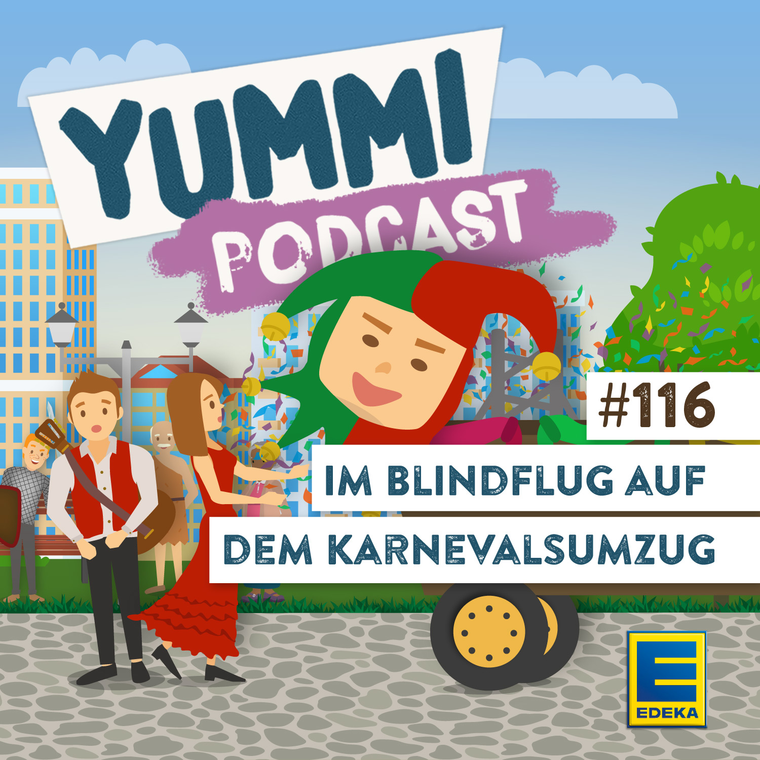 Im Blindflug auf dem Karnevalsumzug