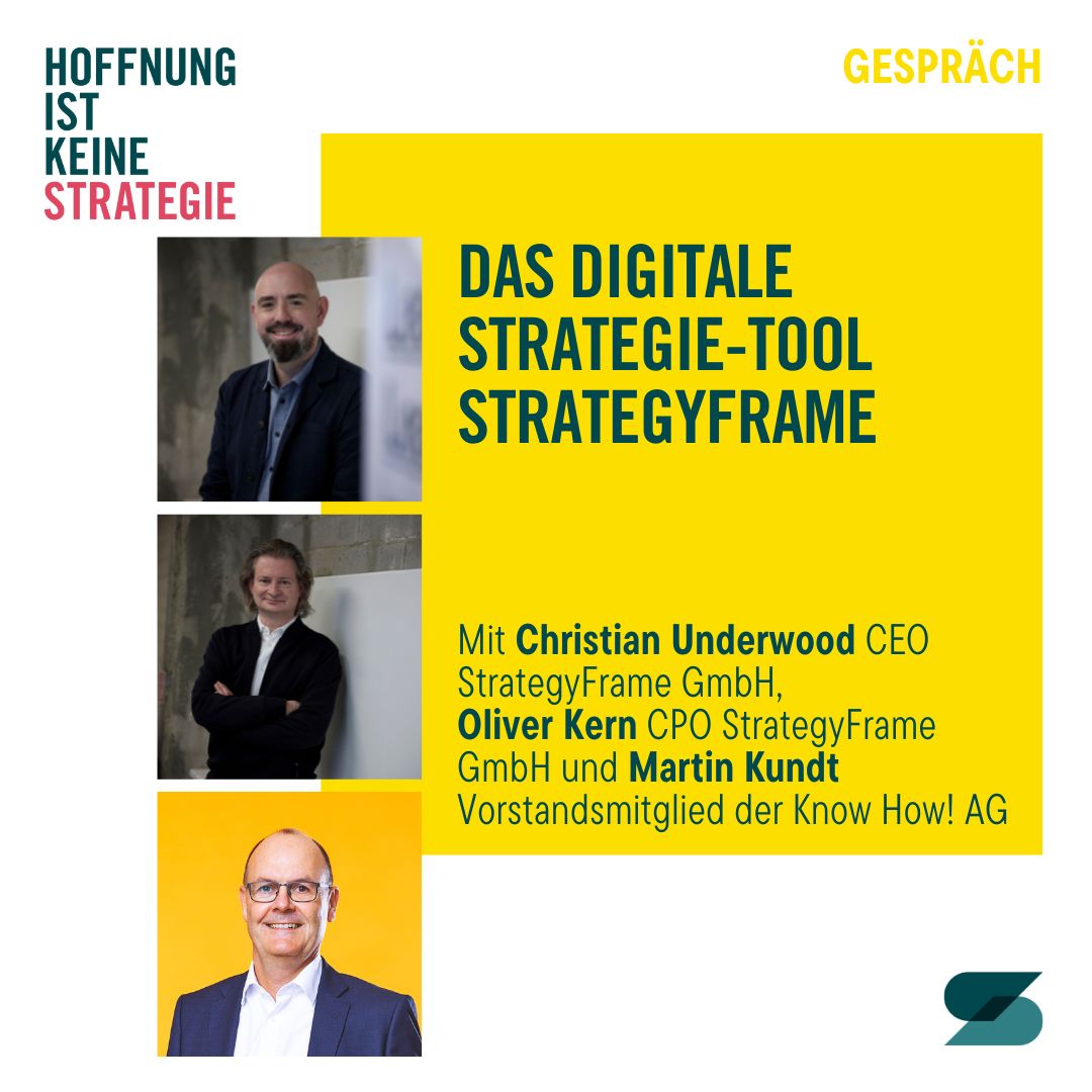 HOFFNUNG IST KEINE STRATEGIE