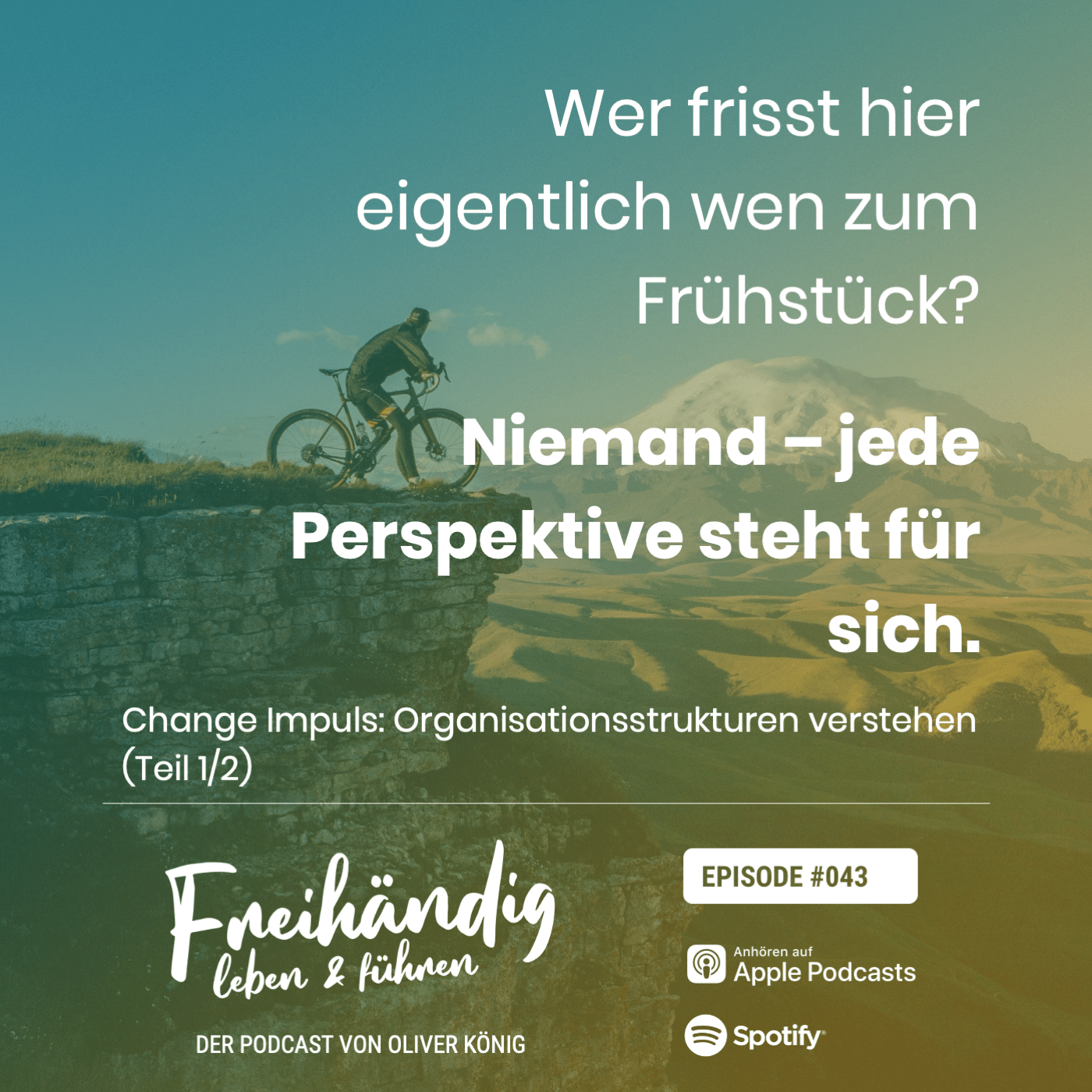 Freihändig verändern und führen