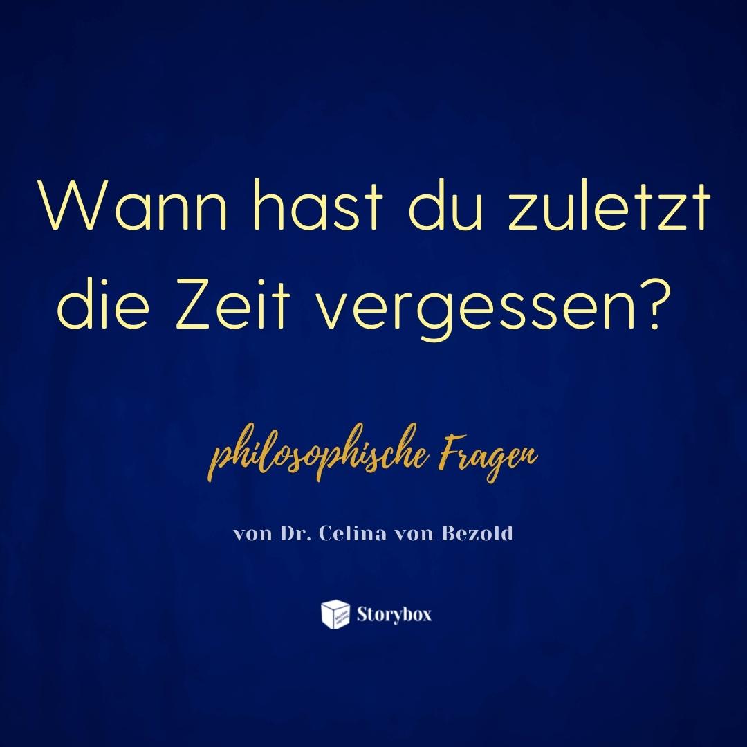 Wann hast du zuletzt die Zeit vergessen? JEDER KANN WAS 21