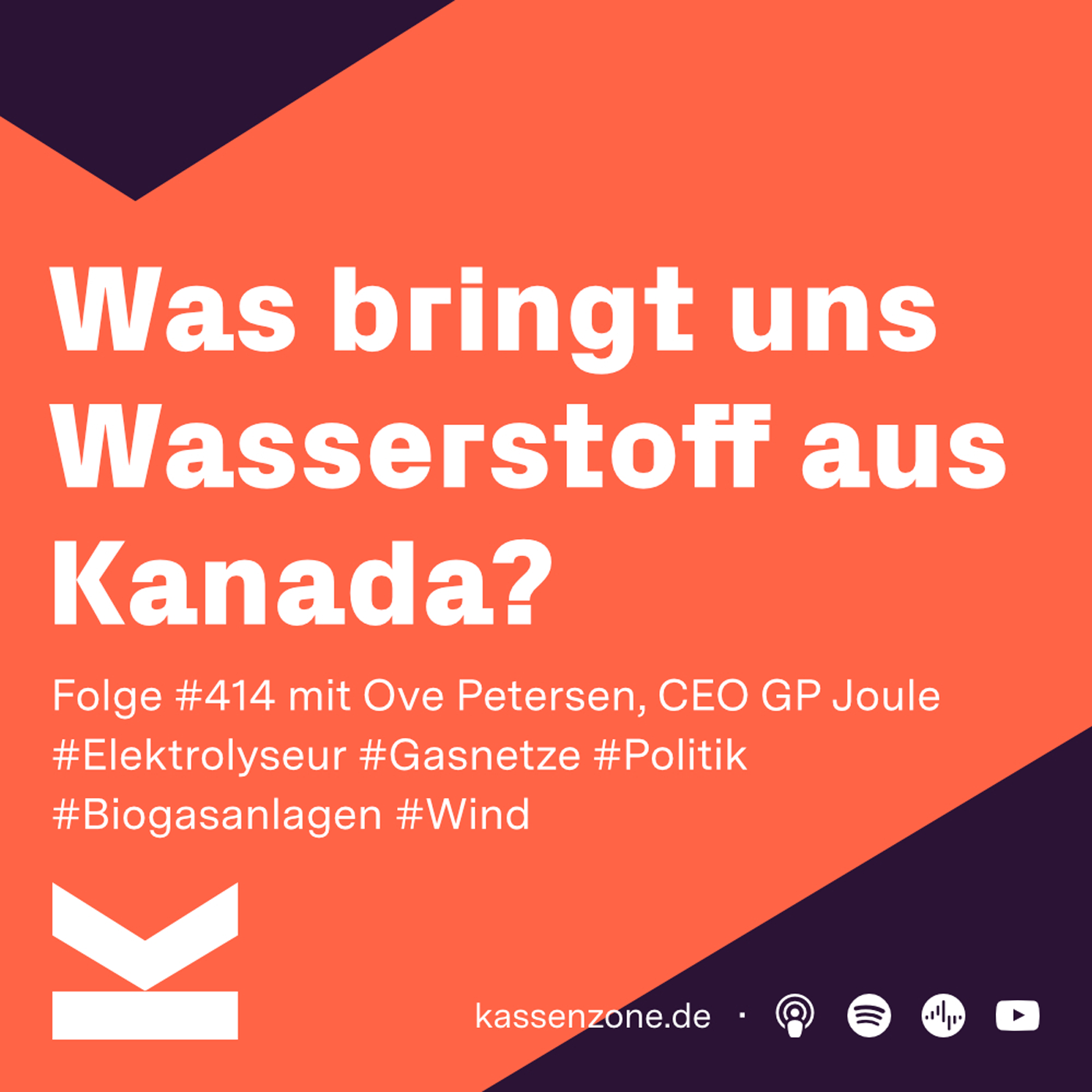 K#414 Was bringt uns Wasserstoff (aus Kanada)? #ENERGIEZONE - podcast episode cover