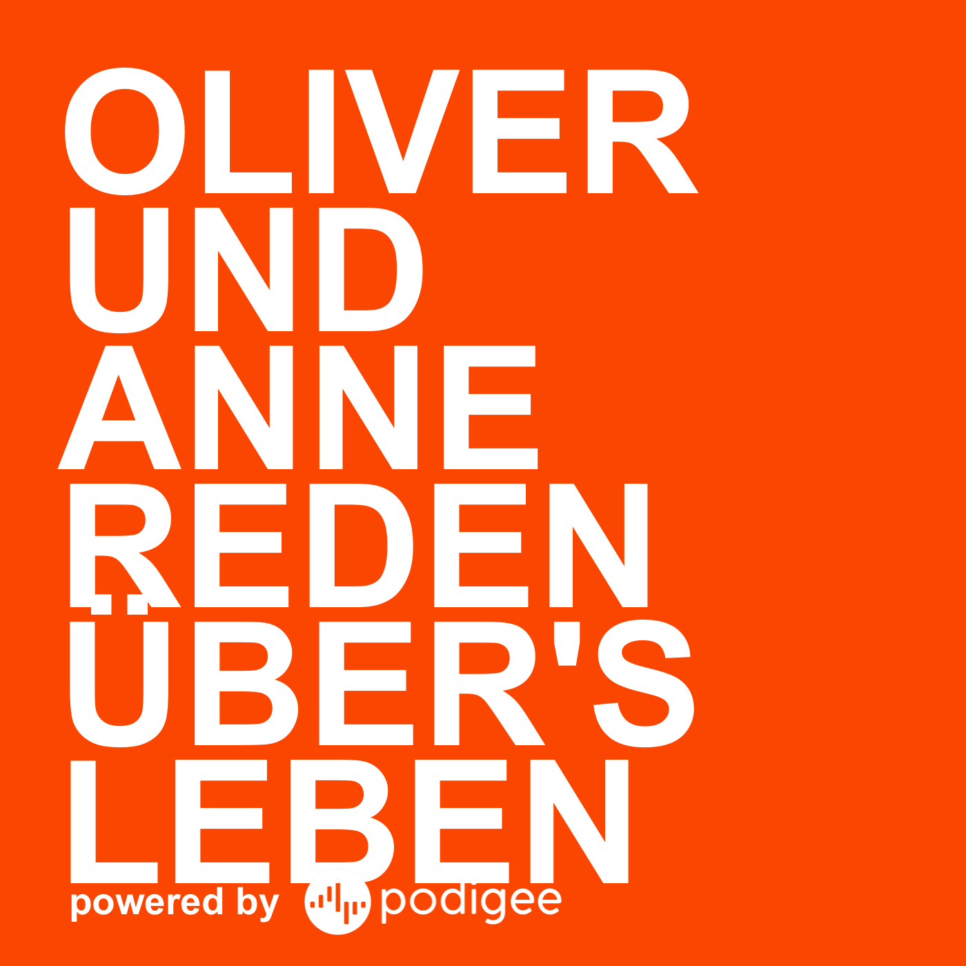 Oliver und Anne reden über's Leben cover