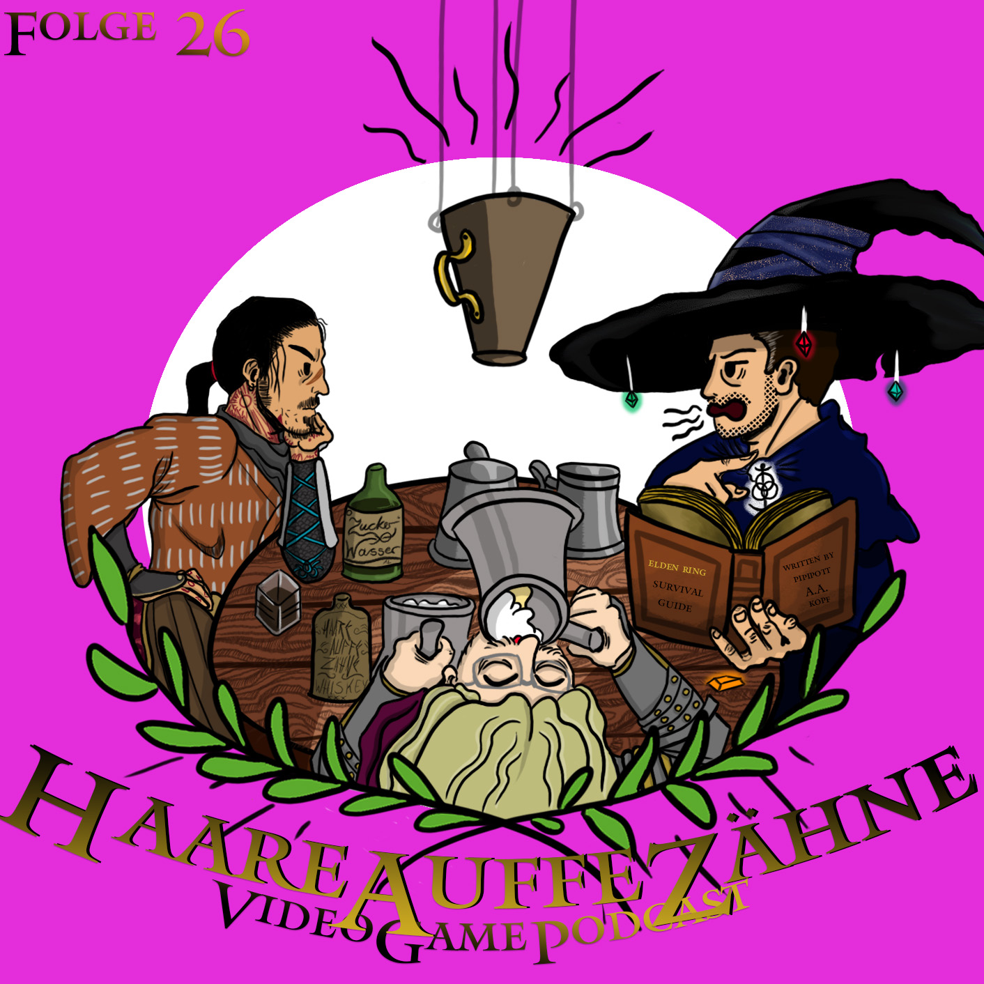 HAARE AUFFE ZÄHNE