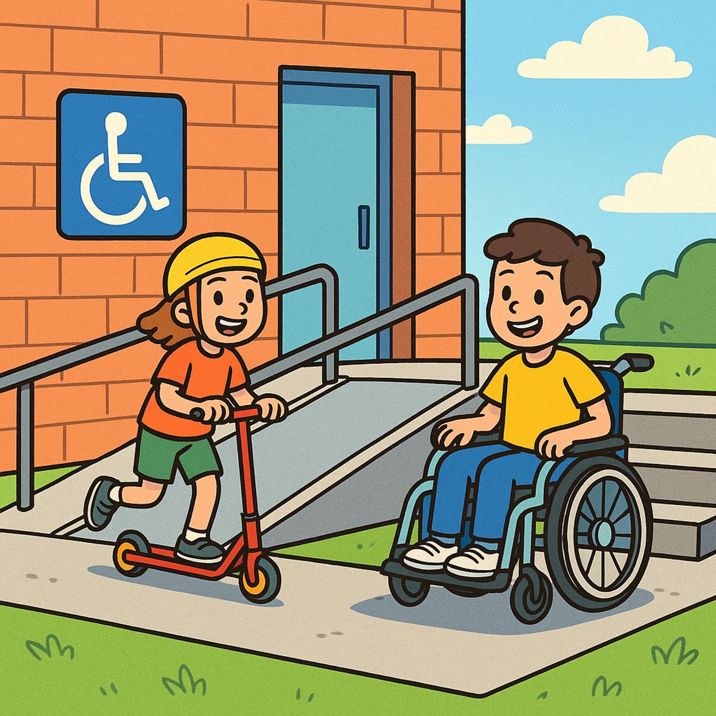 Bauen ohne Barrieren - für Kinder erklärt