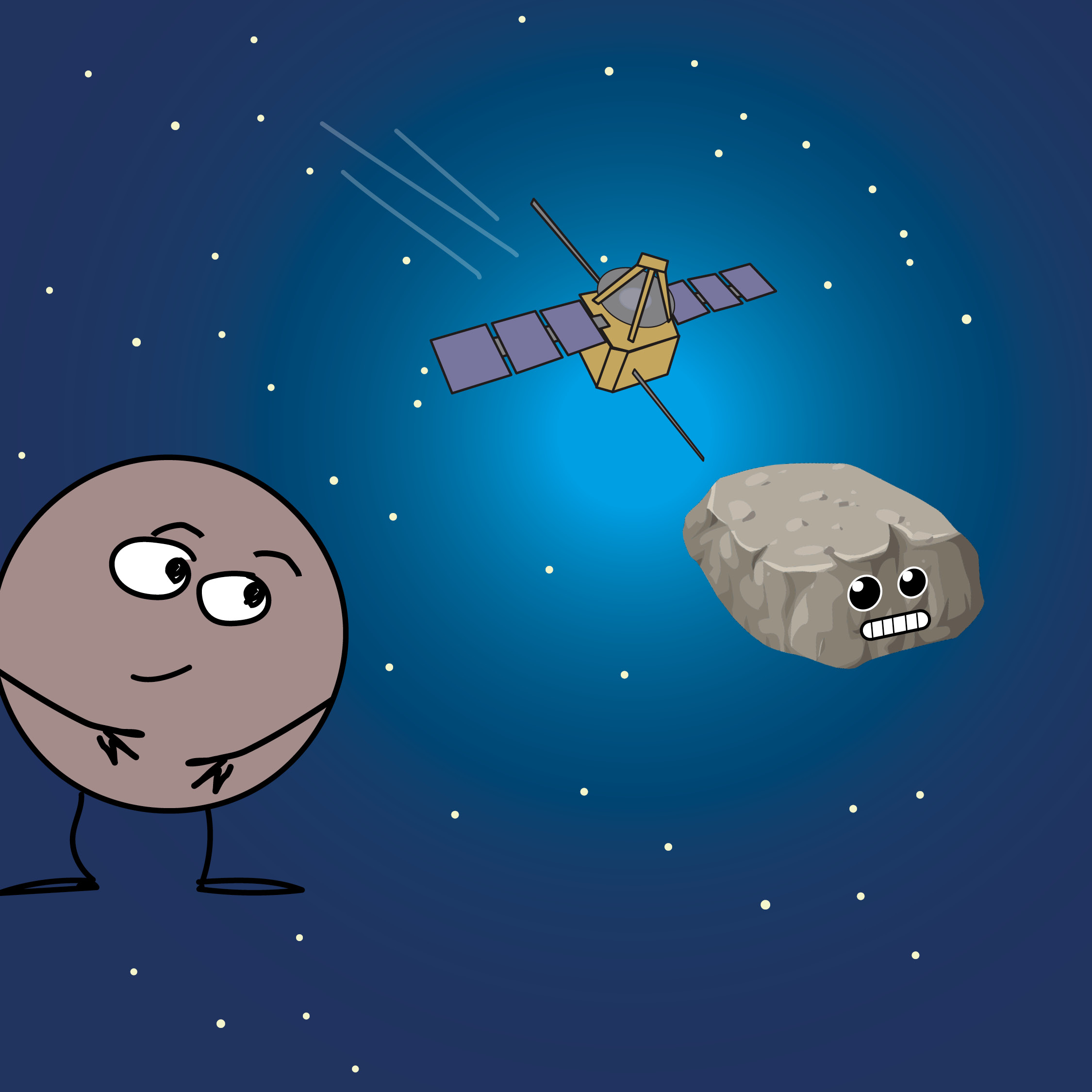 Pluto in der Kurzwelle: Dart-Mission
