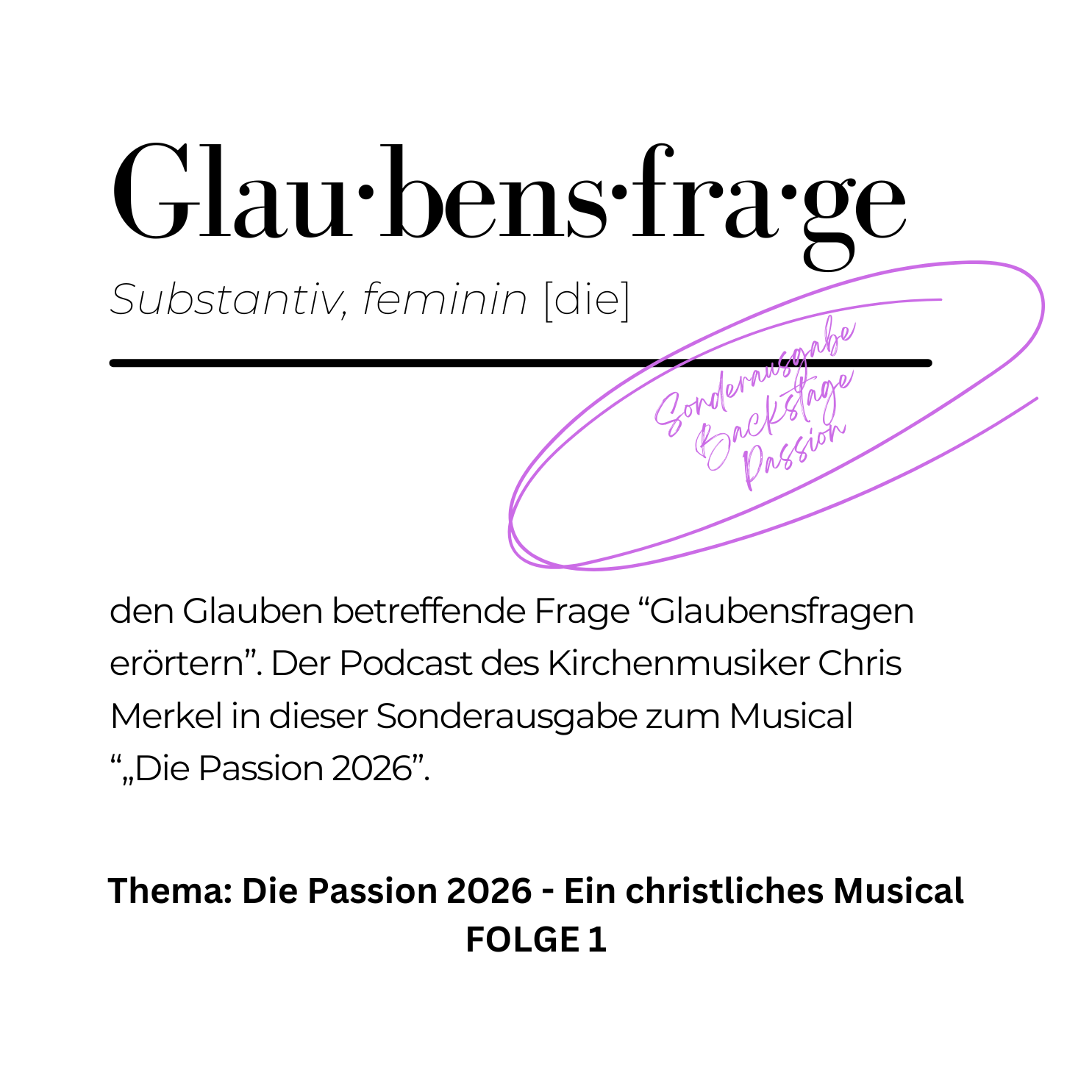 Glaubensfrage