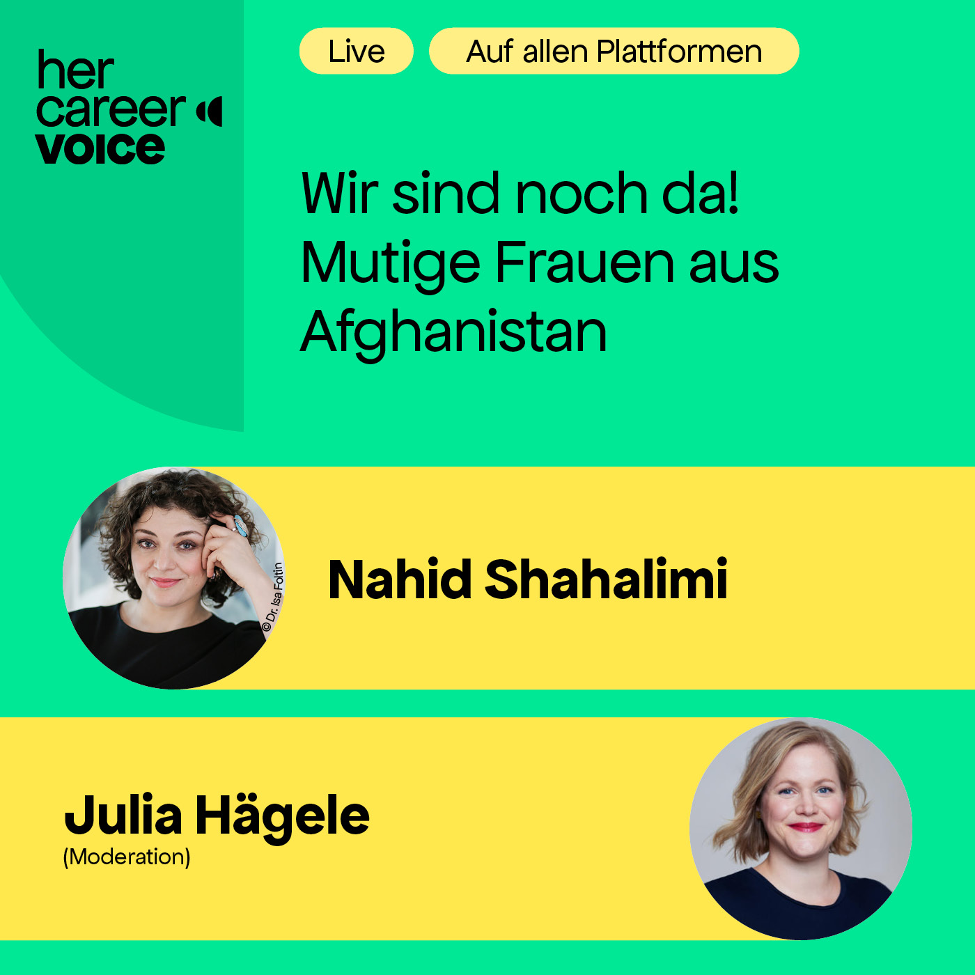 Wir sind noch da! Mutige Frauen aus Afghanistan episode artwork