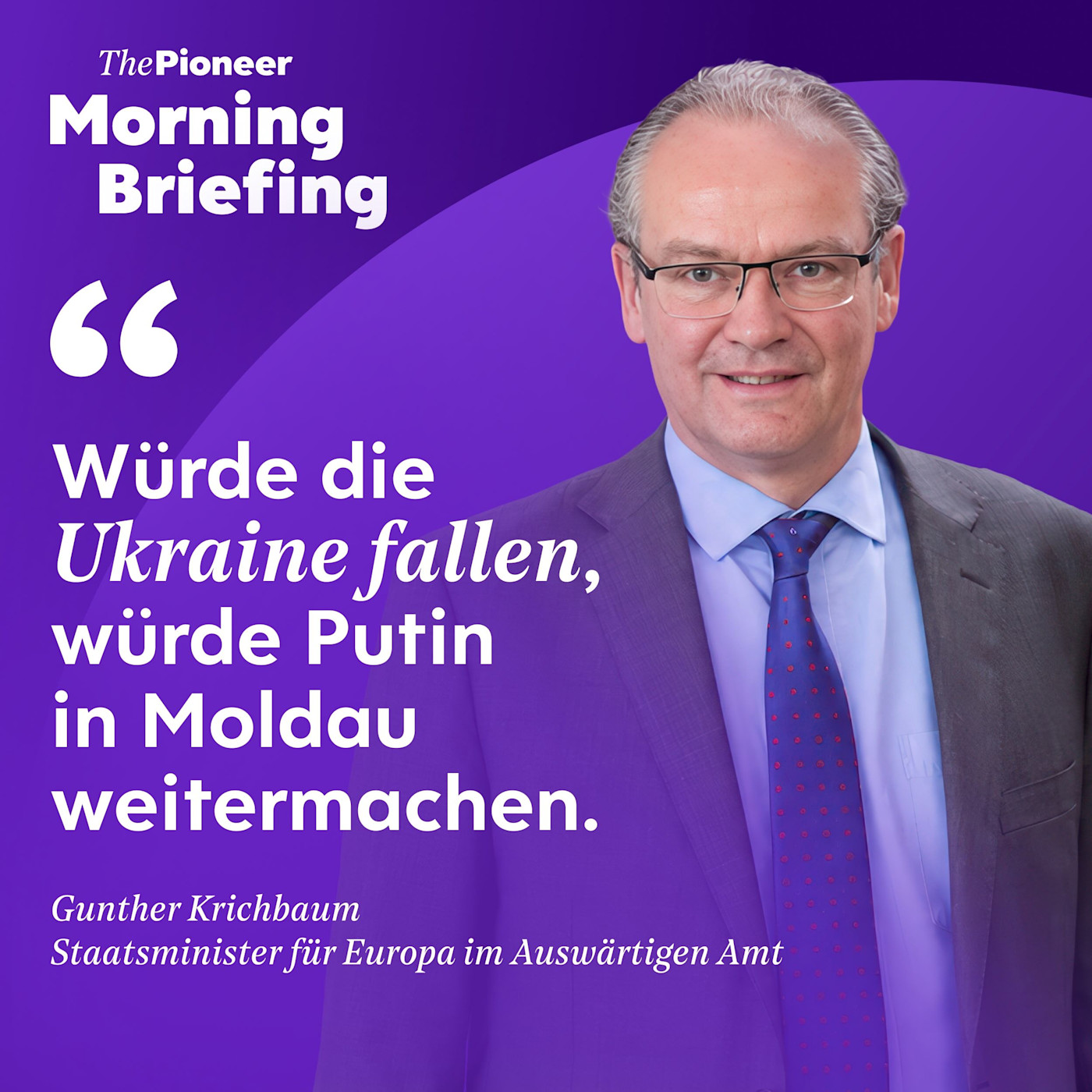 Staatsminister Krichbaum über Moldau - Putins nächstes Ziel? | Reiche in China | Excalibur episode artwork