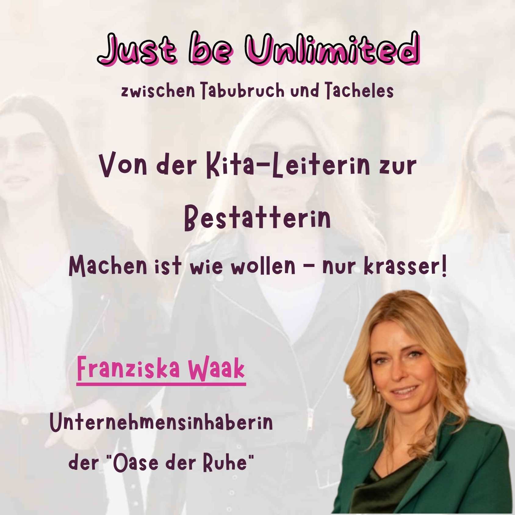 Just be Unlimited - zwischen Tabubruch und Tacheles