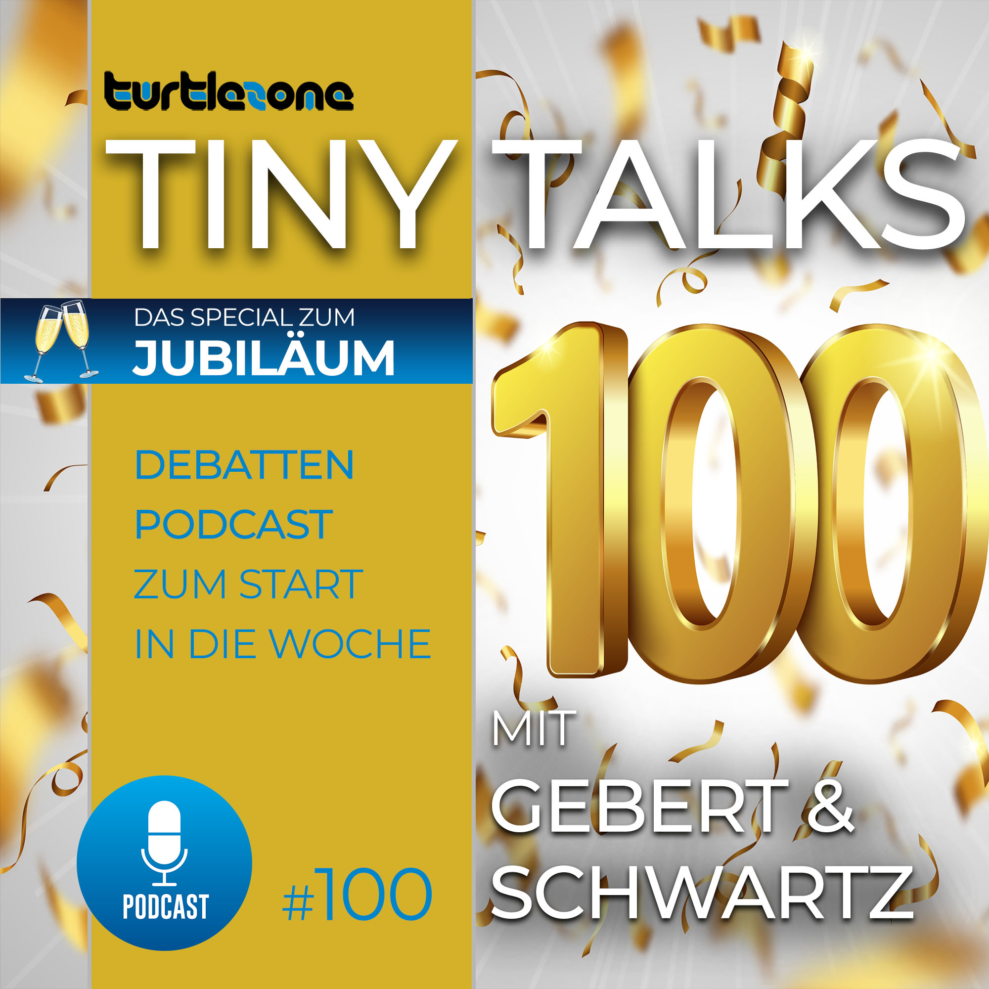 Turtlezone Tiny Talks - Der Debatten-Podcast mit Gebert und Schwartz