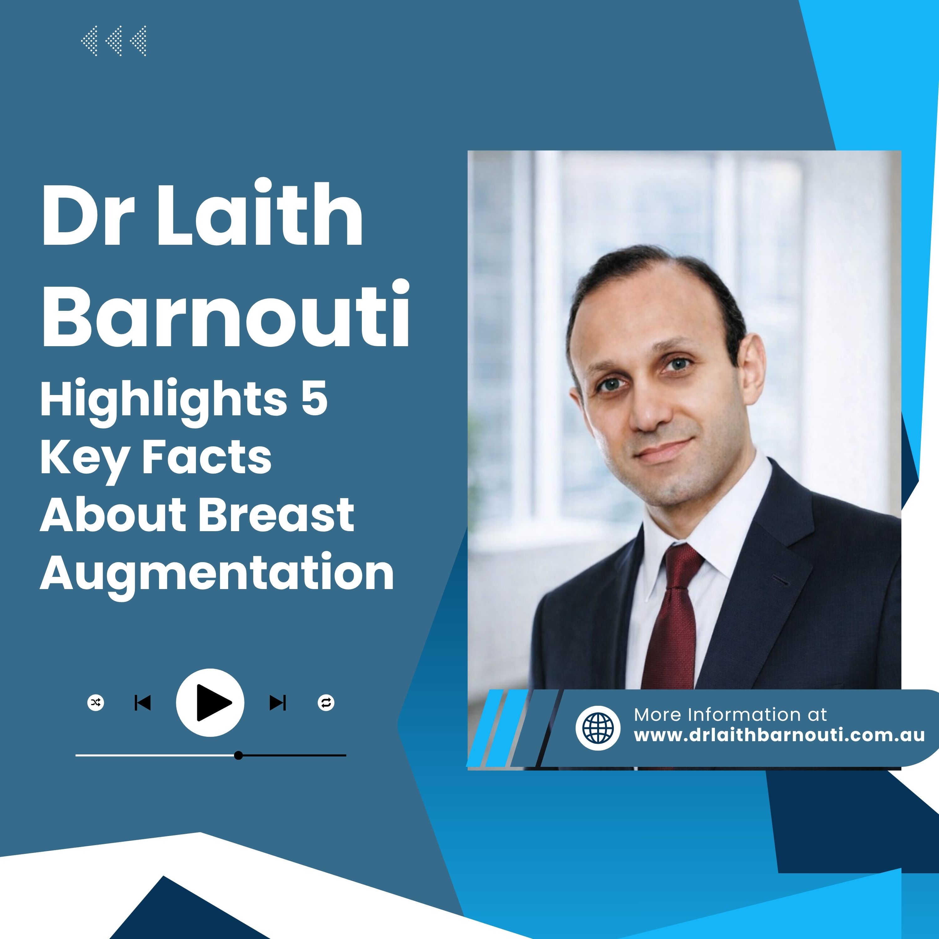 Dr Laith Barnouti Highlights 5 Key Facts About Breast Augmentation episode artwork