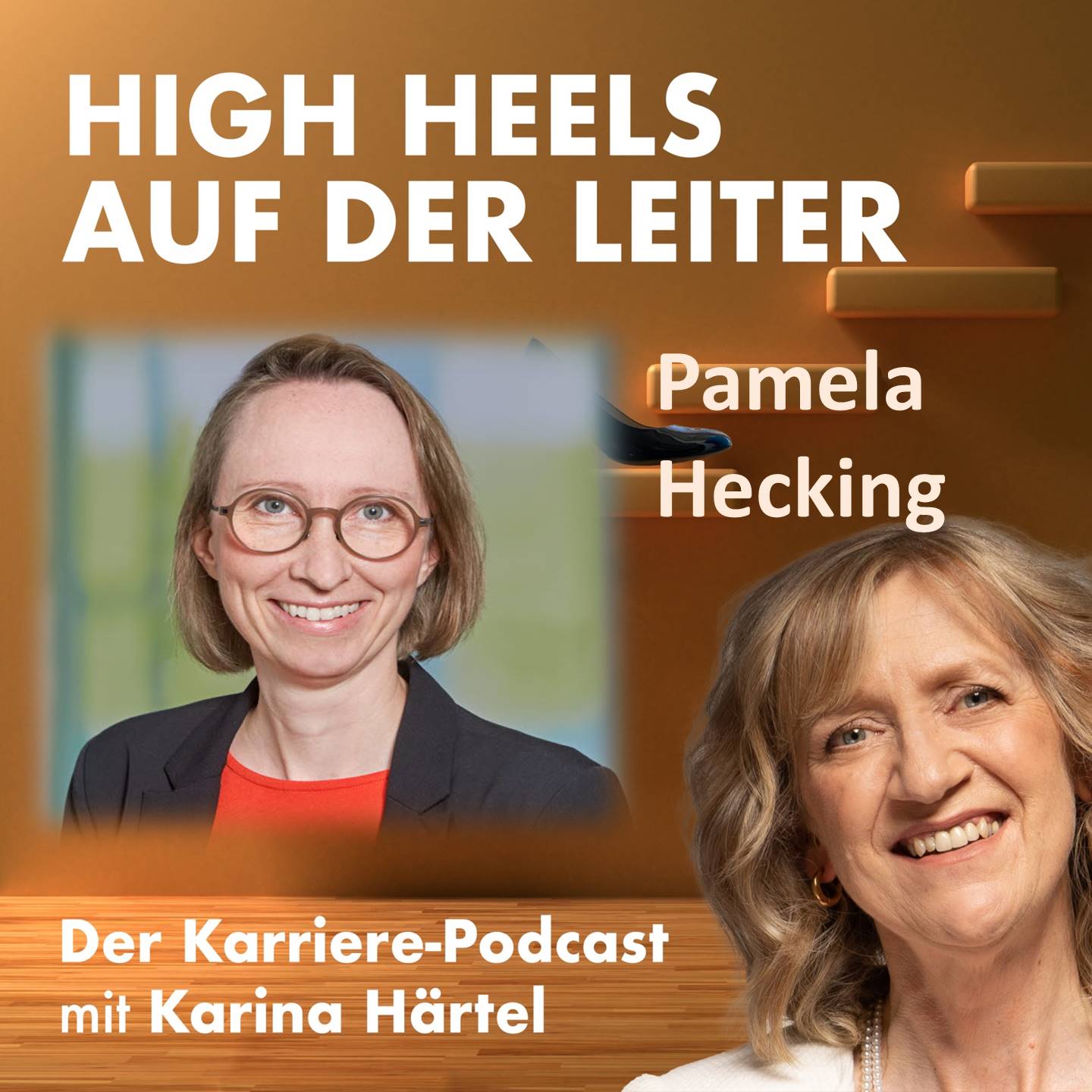 High Heels auf der Leiter