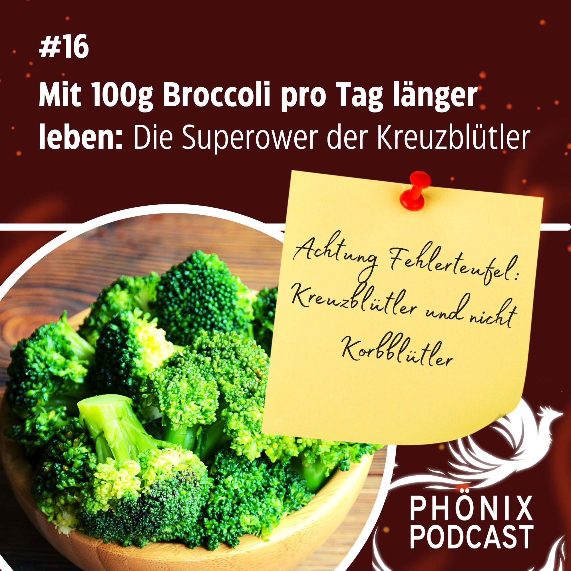 Mit 100g Broccoli pro Tag länger leben: Kreuzblütler und ihre Superpower #16 - podcast episode cover