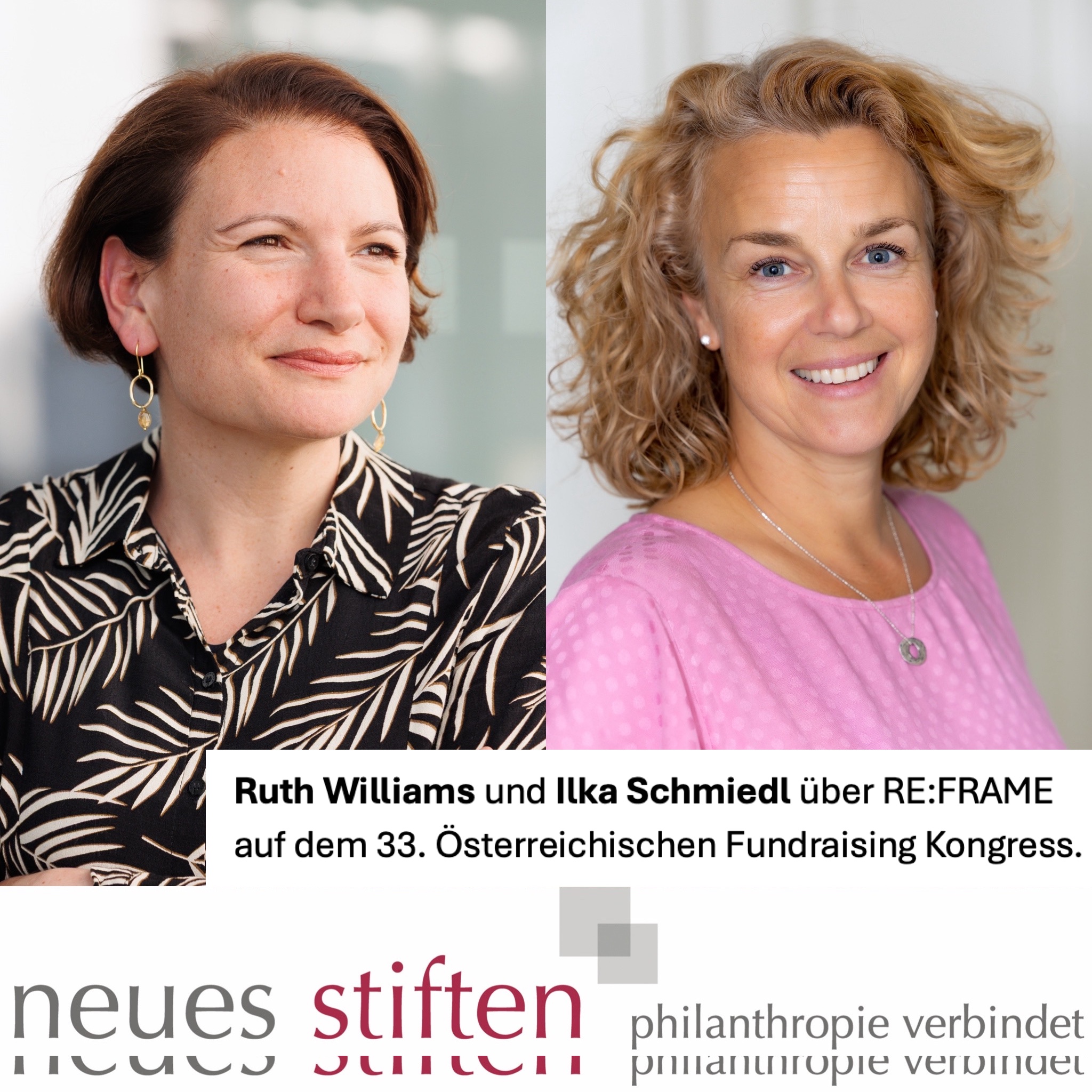 Ruth Williams und Ilka Schmiedl: Re:frame auf dem 33. Österreichischen Fundraising Kongress episode artwork