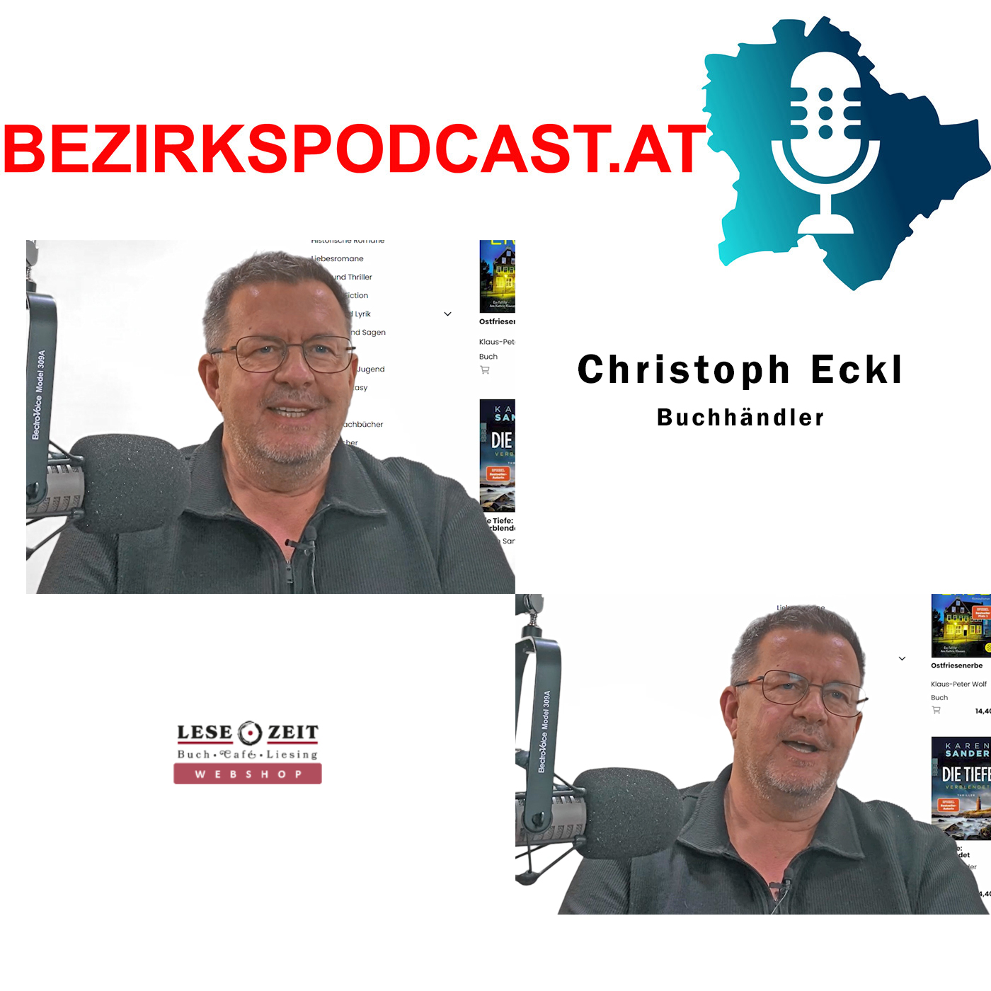 Christoph Eckl - Lesezeit Buchcafé episode artwork