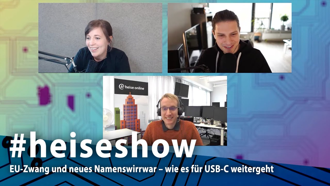 EU-Zwang und neues Namenswirrwar – wie es für USB-C weitergeht | #heiseshow