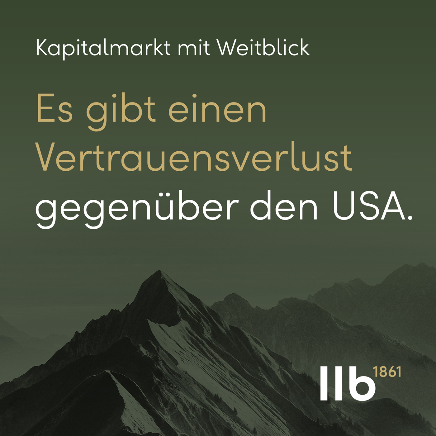Kapitalmarkt mit Weitblick: Der Finanz-Podcast der LLB Bank AG