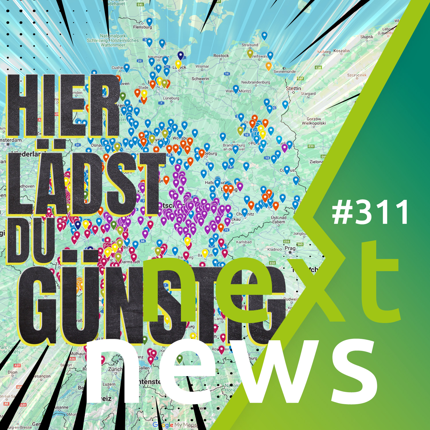 nextnews: günstiger Laden, Pannen bei E-Autos, KIA-Hyundai-ICCU, neue CATL-Akkus, Megawatt-Laden episode artwork