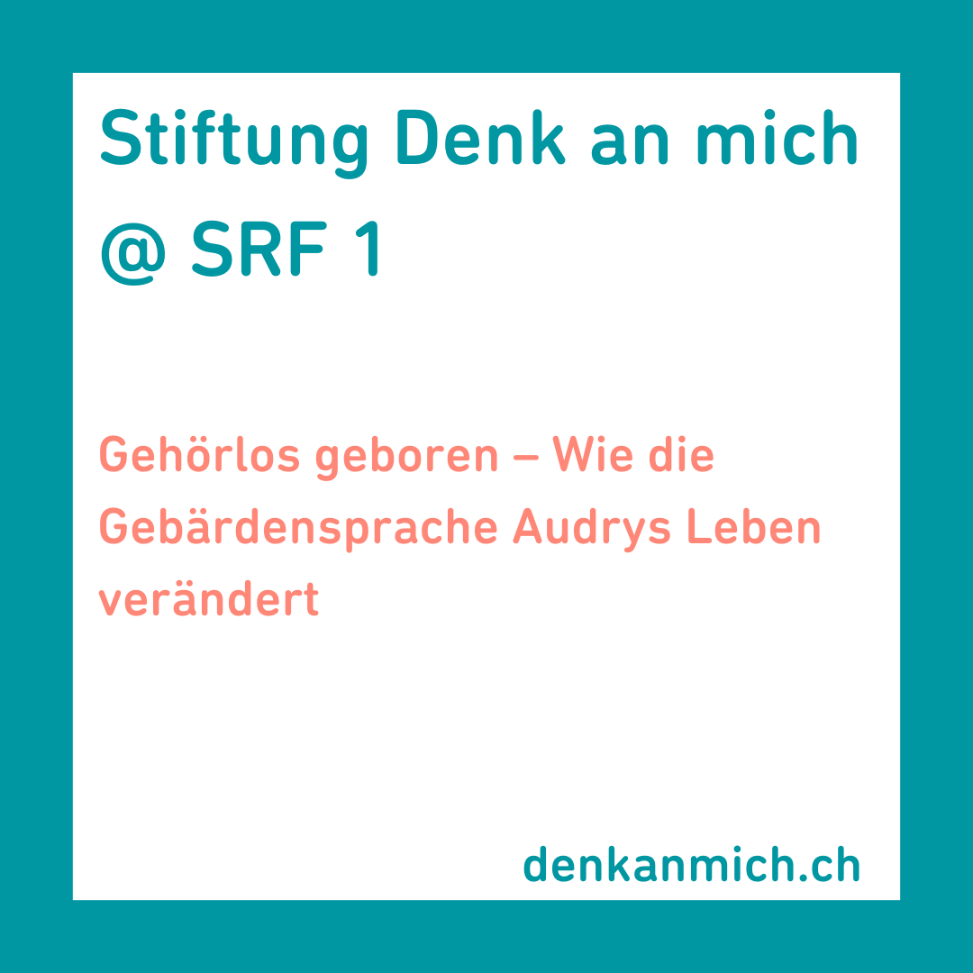 Stiftung Denk an mich auf SRF 1
