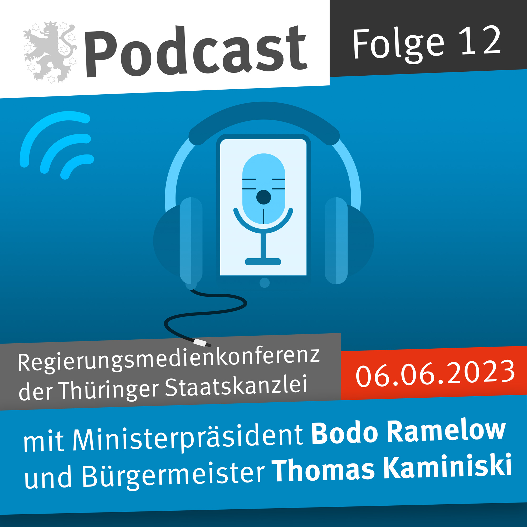 Regierungsmedienkonferenz des Freistaats Thüringen