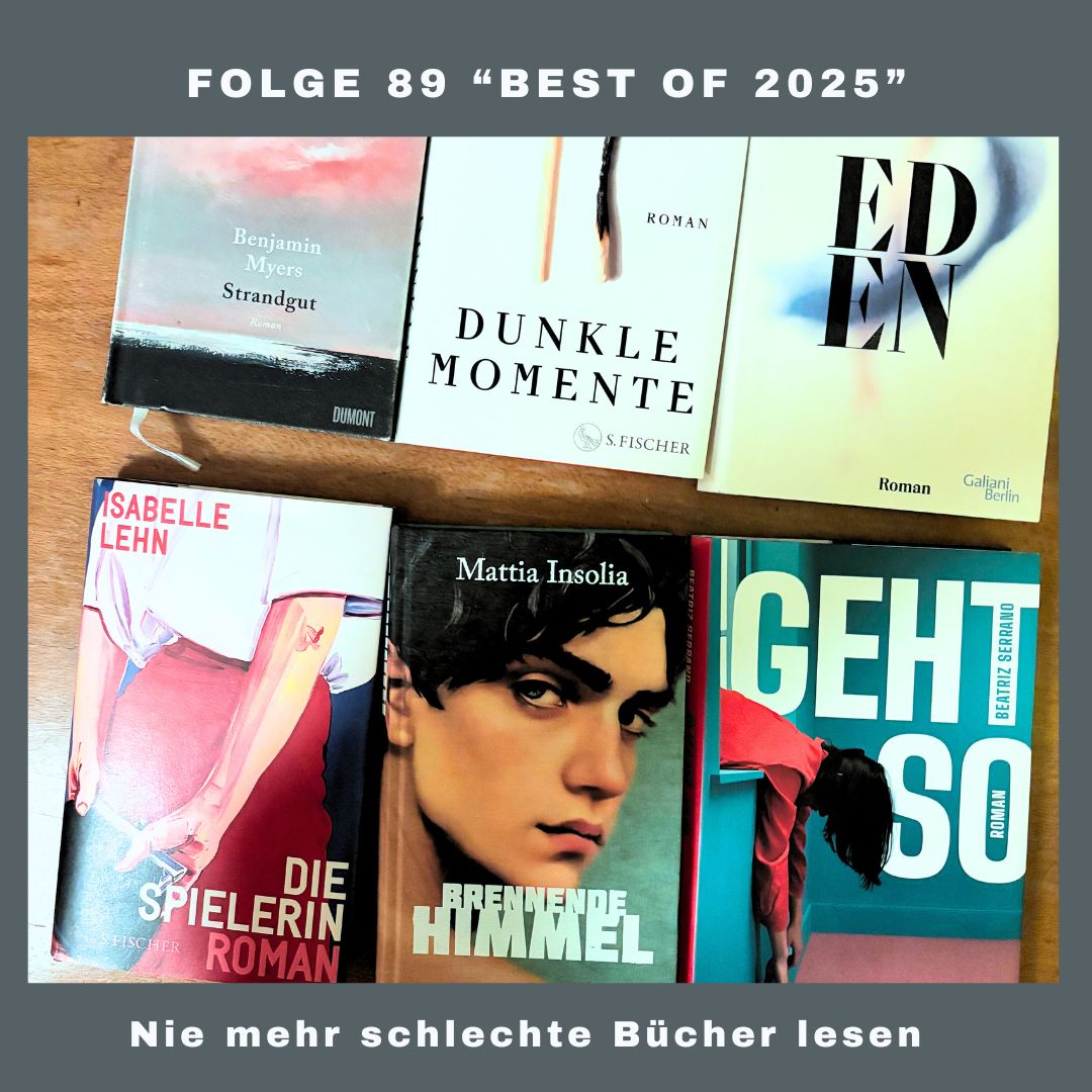 Folge 89 „Die besten Bücher des Jahres 2025“